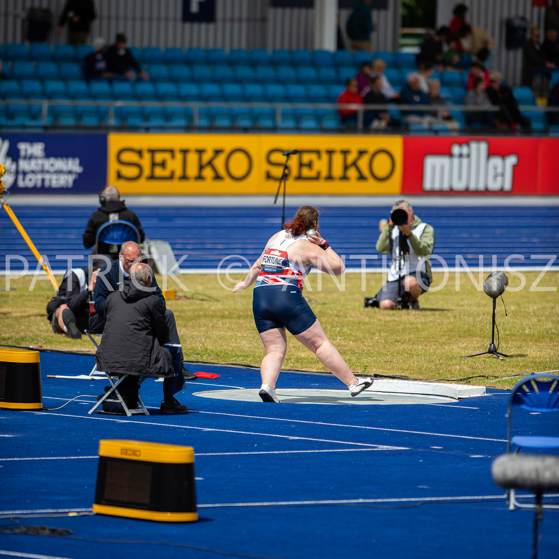 26-6-2022: Day 3  Women's Shot Put - Final  FORTUNE Sabrina of DEESIDE AAC competes at the Muller UK Athletics Championships MANCHESTER REGIONAL ARENA – MANCHESTER 2022
