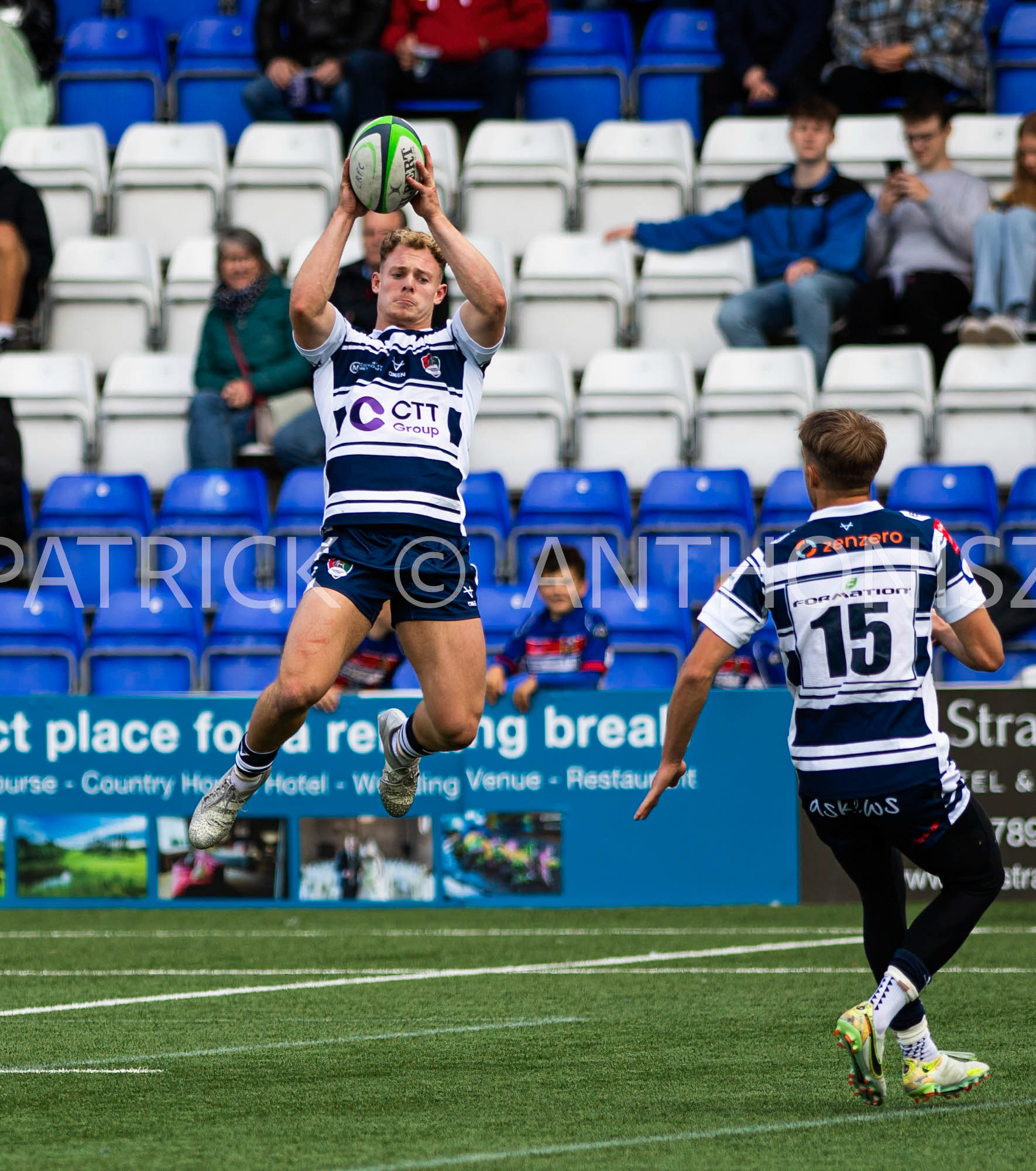Coventry, ENGLAND- Sept -24 - 2022 : match between  Coventry Rugby  and Ampthill Rugby  at Coventry , England.