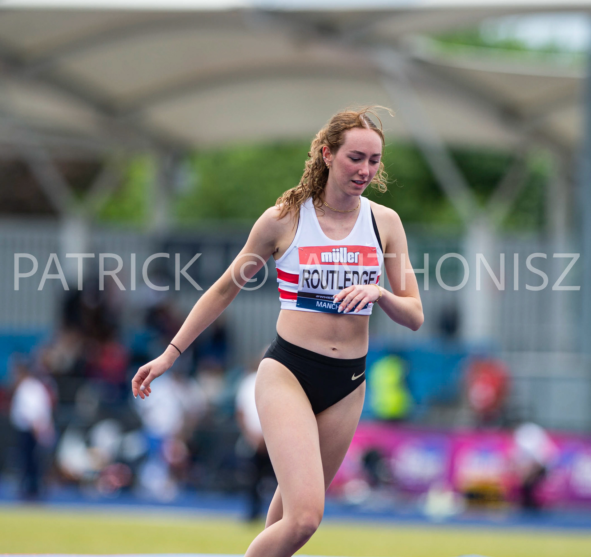 26-6-2022: Day 3 Women's High Jump - Final ROUTLEDGE Allie  ABERDEEN AAC seen at the Muller UK Athletics Championships MANCHESTER REGIONAL ARENA – MANCHESTER