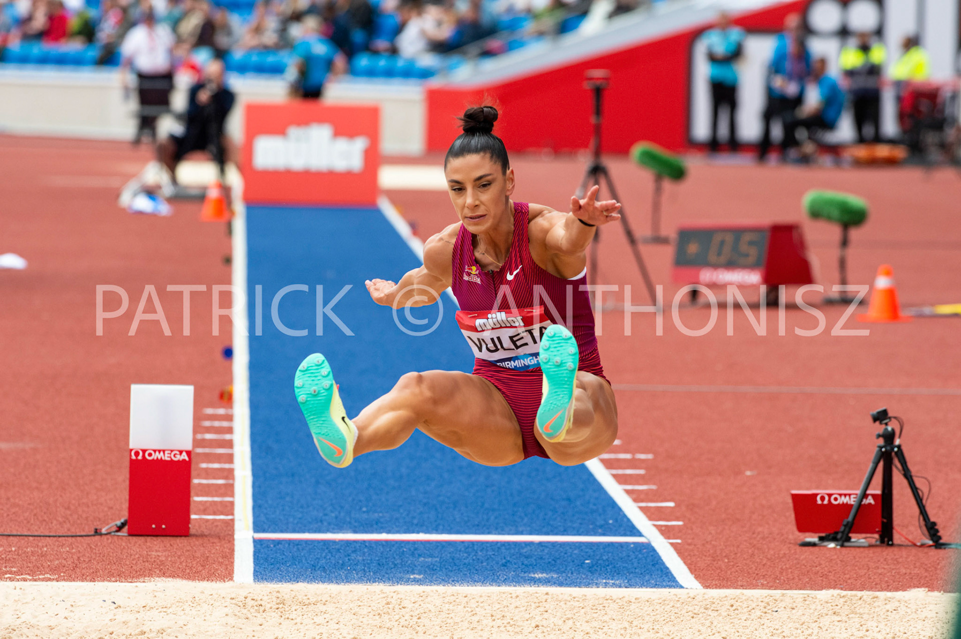 21-MAY-2022  Ivana Vuleta seen during the Women Long Jump Event   at the Muller Birmingham  Diamond League   Alexander Stadium,  Perry Barr, Birmingham