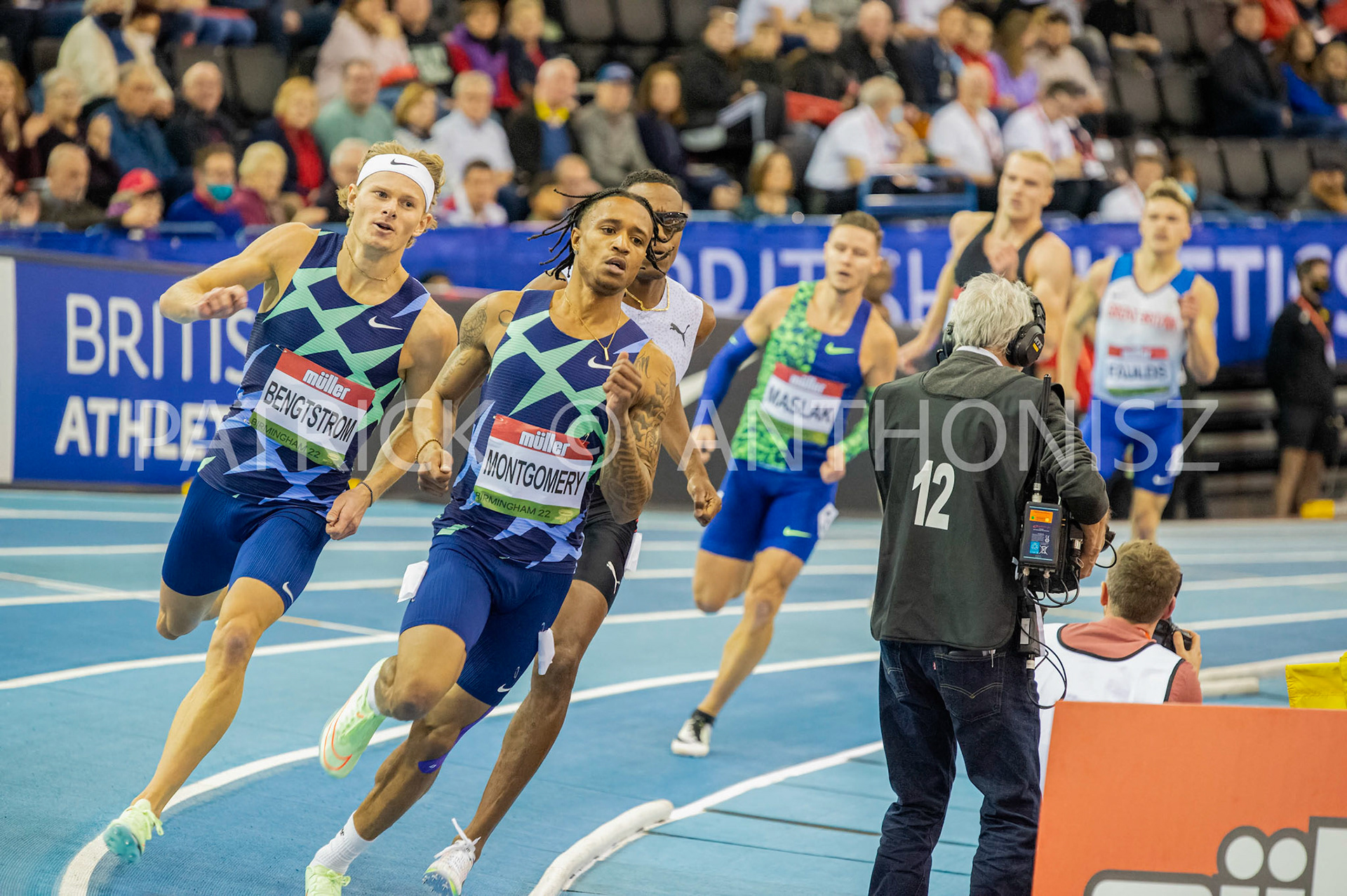 Saturday 19 February : KAHMARI MONTGOMERY USA in the 400 Meters Müller Indoor Grand Prix Birmingham  at the Utilita Arena Birmingham