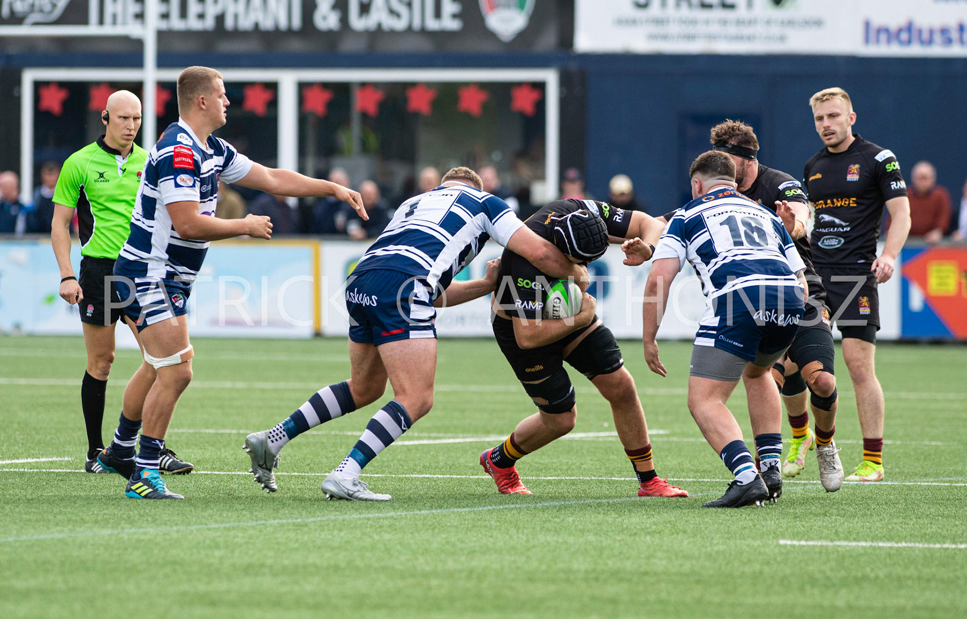 Coventry, ENGLAND- Sept -24 - 2022 : match between  Coventry Rugby  and Ampthill Rugby  at Coventry , England.