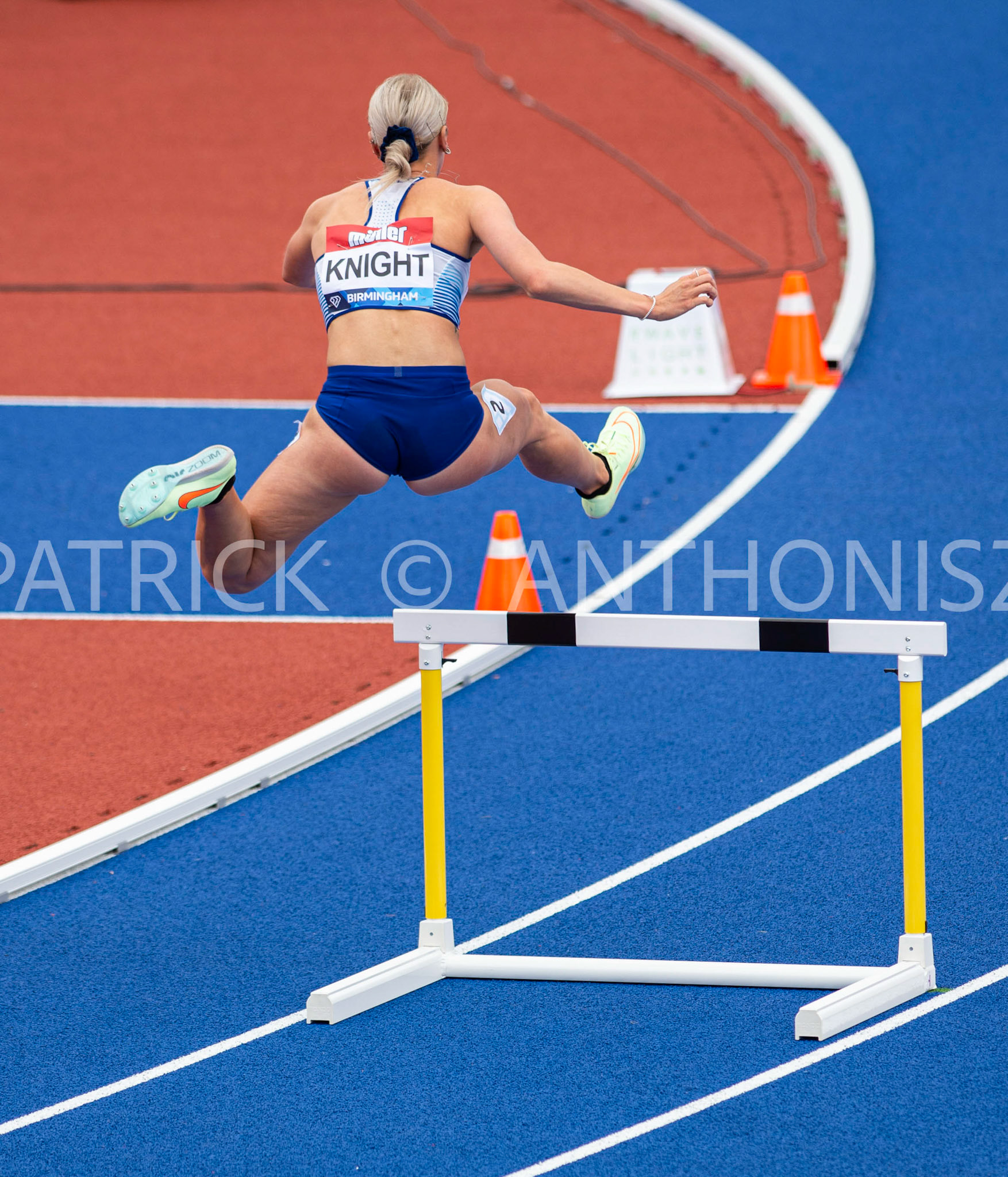 21-MAY-2022  Jessie Knight  GBR sixth in the Women 400m Hurdles Race with a time of 55.50 at the Muller Birmingham  Diamond League   Alexander Stadium,  Perry Barr, Birmingham