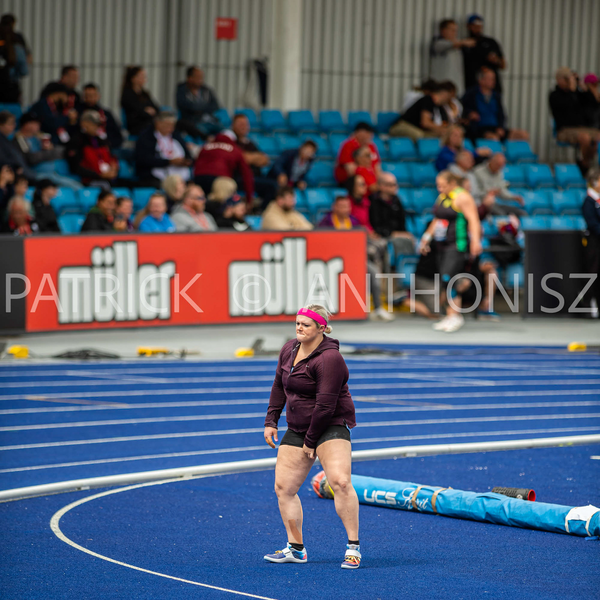26-6-2022: Day 3  Women's Shot Put - Final  Amelia STRICKLER  of THAMES VALLEY HARRIERS competes at the Muller UK Athletics Championships MANCHESTER REGIONAL ARENA – MANCHESTER