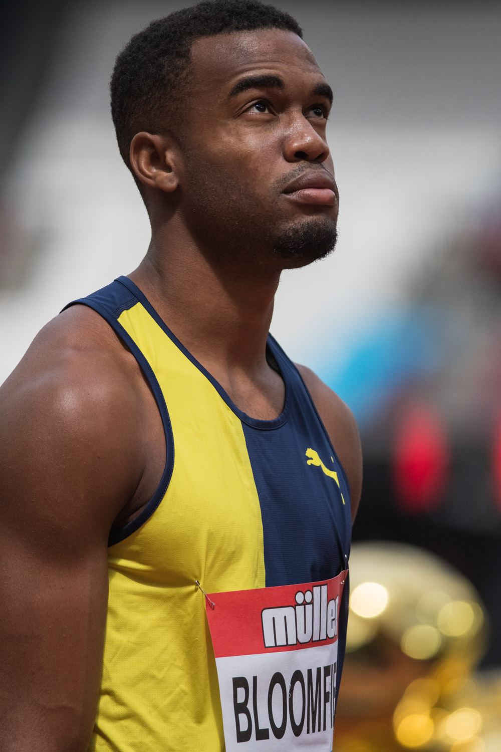 LONDON, ENGLAND - JULY 21: Akeem Bloomfield of Jamaica  winning the Men's 400m during Day Two of the Muller Anniversary Games IAAF Diamond League  at the London Stadium on July 21, 2019 London, England