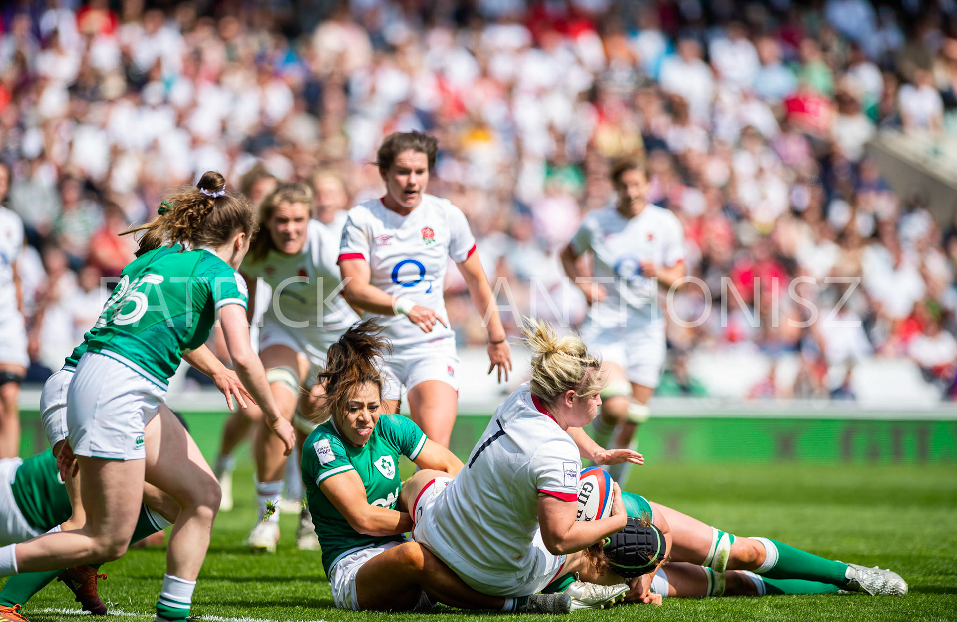 24th - April  2022 : England Vs Ireland round 4    TikTok Women's Six Nations at  Mattioli  Woods Welford Road.