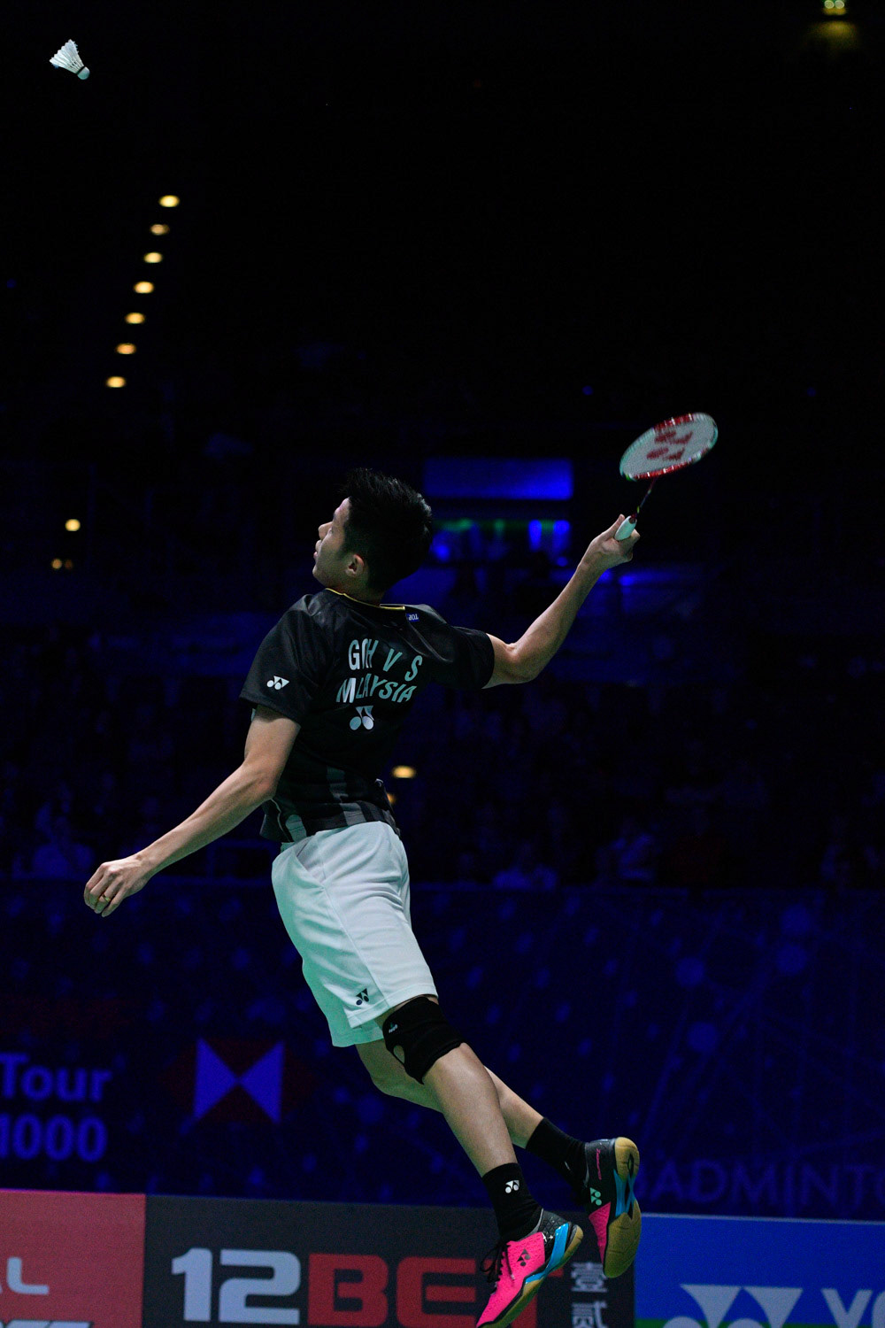 All England Open Badminton Championships : DAY 3 
BIRMINGHAM, ENGLAND - MARCH 8 :      GOH V Shem       with partner    TAN Wee Kiong of MALAYSIA     in action   during the men's double  DAY 3       at  the Yonex  All England Open Badminton Championships at Arena Birmingham on March 6, 2019    Birmingham, England