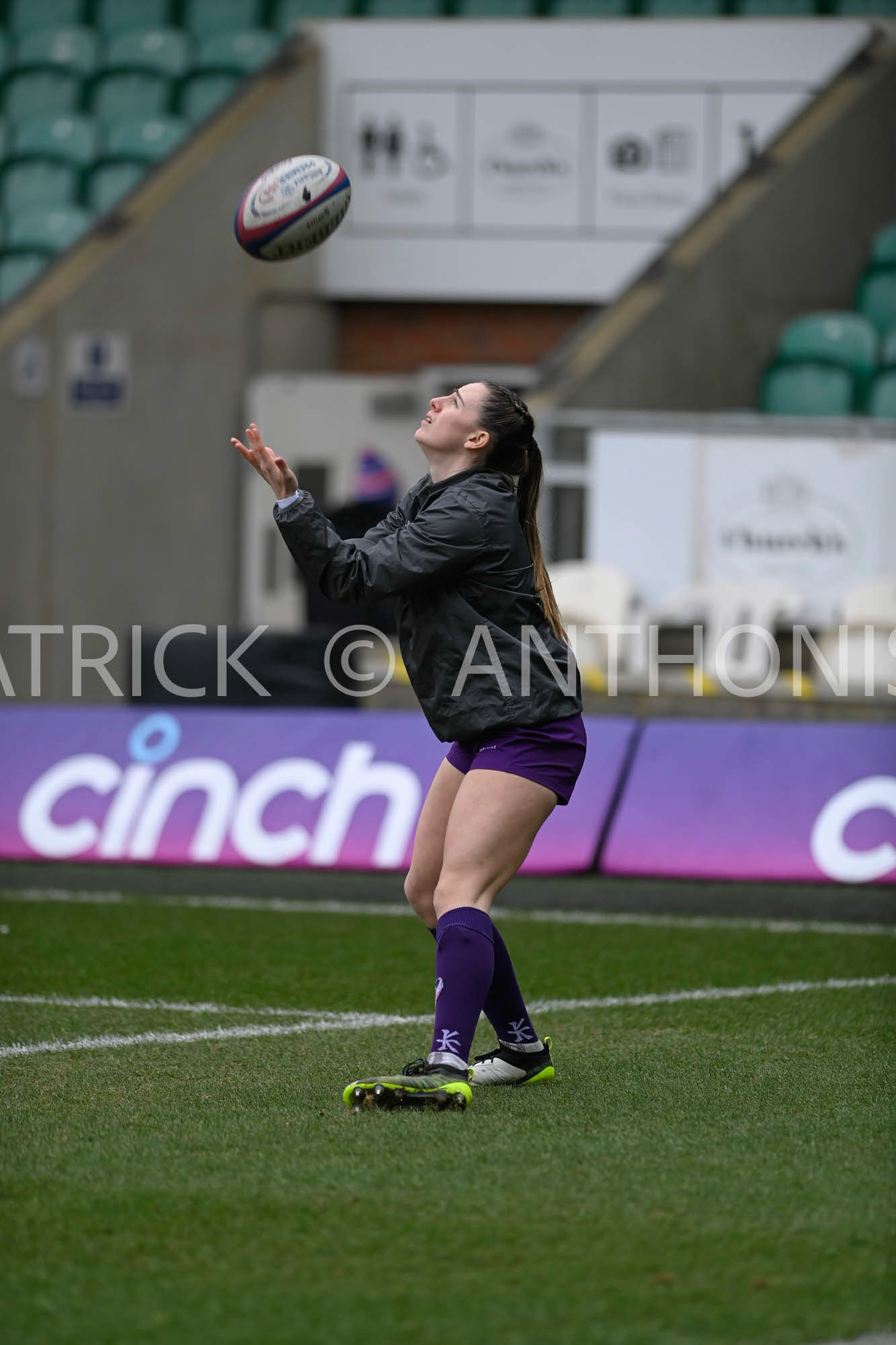 NORTHAMPTON, ENGLAND- Sat-4-2023:  during the match between  Loughborough Lightning and Bristol Bears at Franklin's Gardens on Sat-4-2023 in Northampton, England