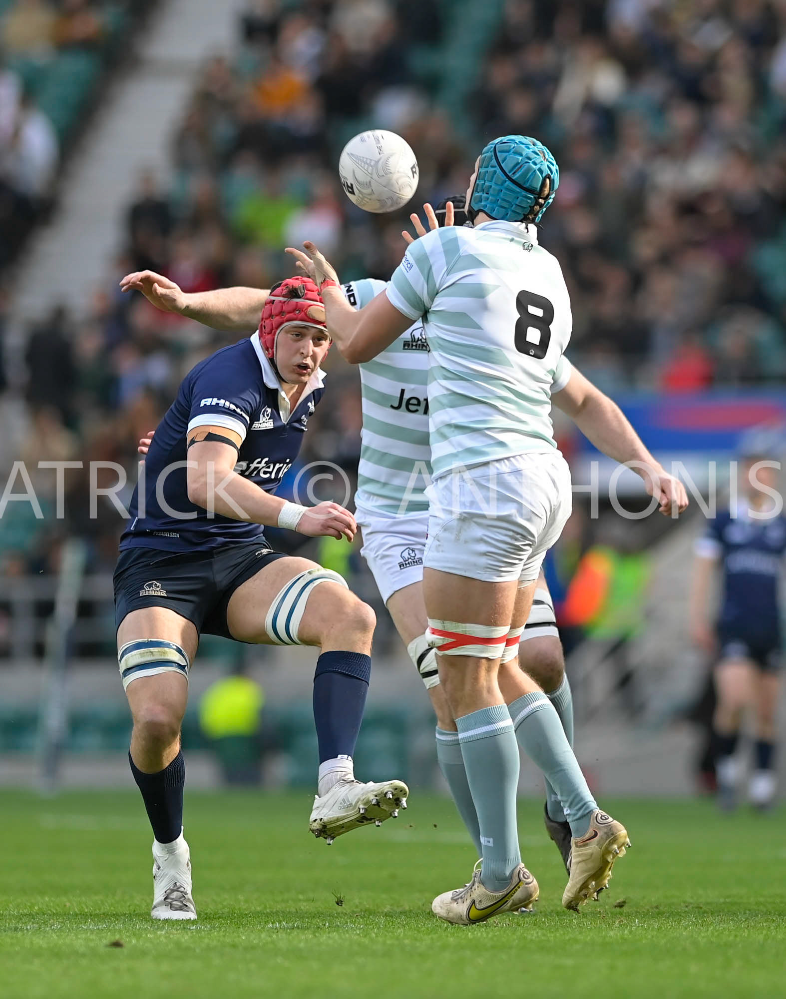 LONDON, ENGLAND March 25: Christian Stehlik (Wolfson) of Cambridge University  in action during the Oxford University vs Cambridge University Men's Varsity match at Twickenham Stadium on Saturday March 25-2023 in London, England.