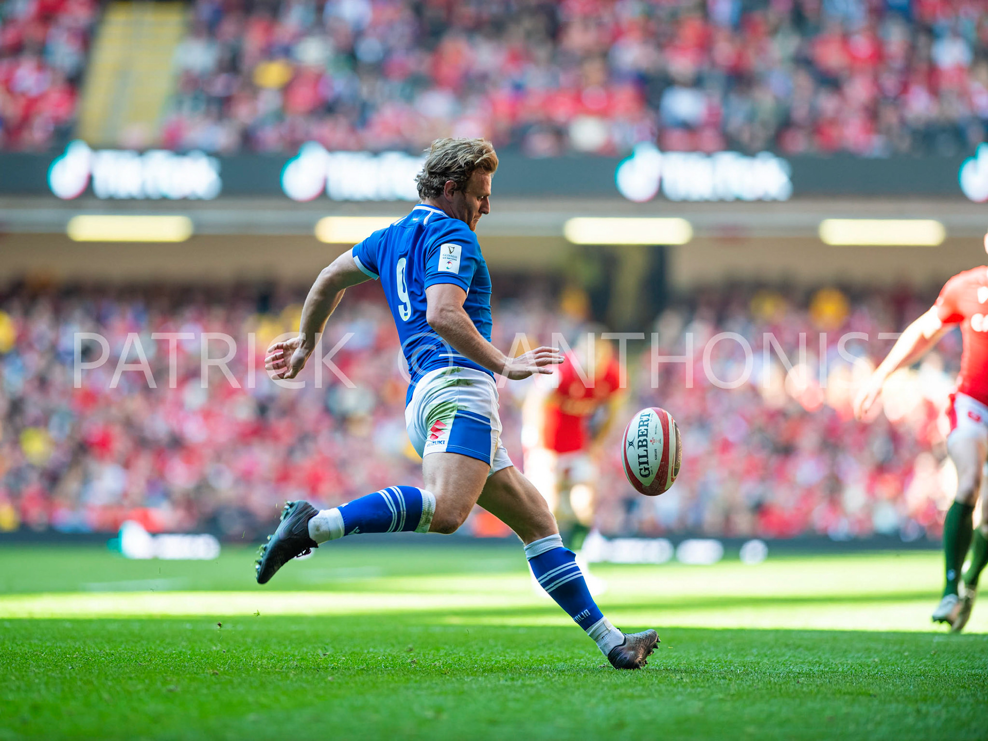 Wales v Italy Guinness Six Nations Cardiff, UK.19th Mar, 2022.Callum Braley of Italy in action  during the Guinness Six Nations Championship 2022 match, Wales v Italy at the Principality Stadium in Cardiff