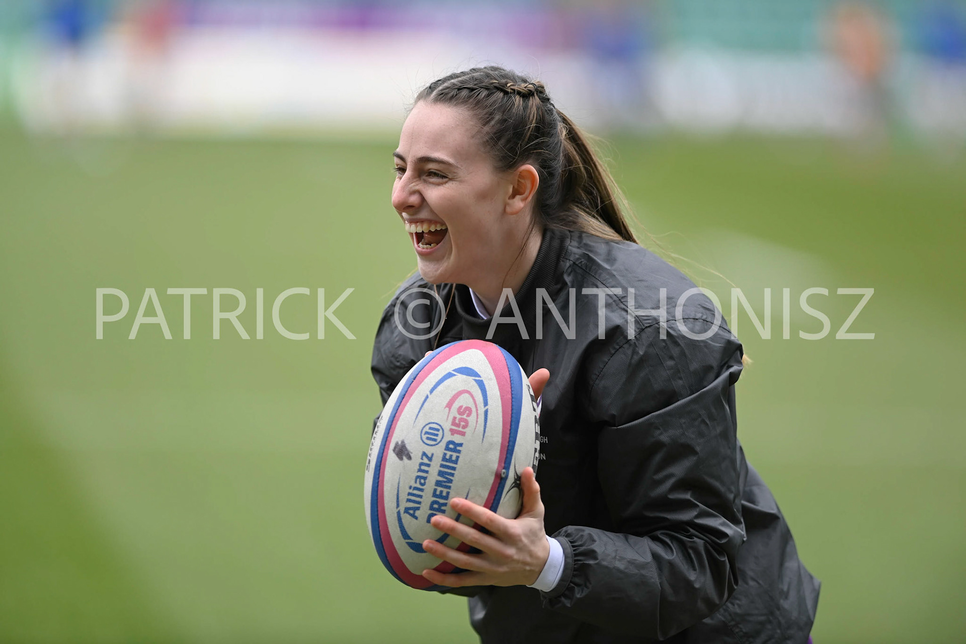 NORTHAMPTON, ENGLAND- Sat-4-2023:  during the match between  Loughborough Lightning and Bristol Bears at Franklin's Gardens on Sat-4-2023 in Northampton, England