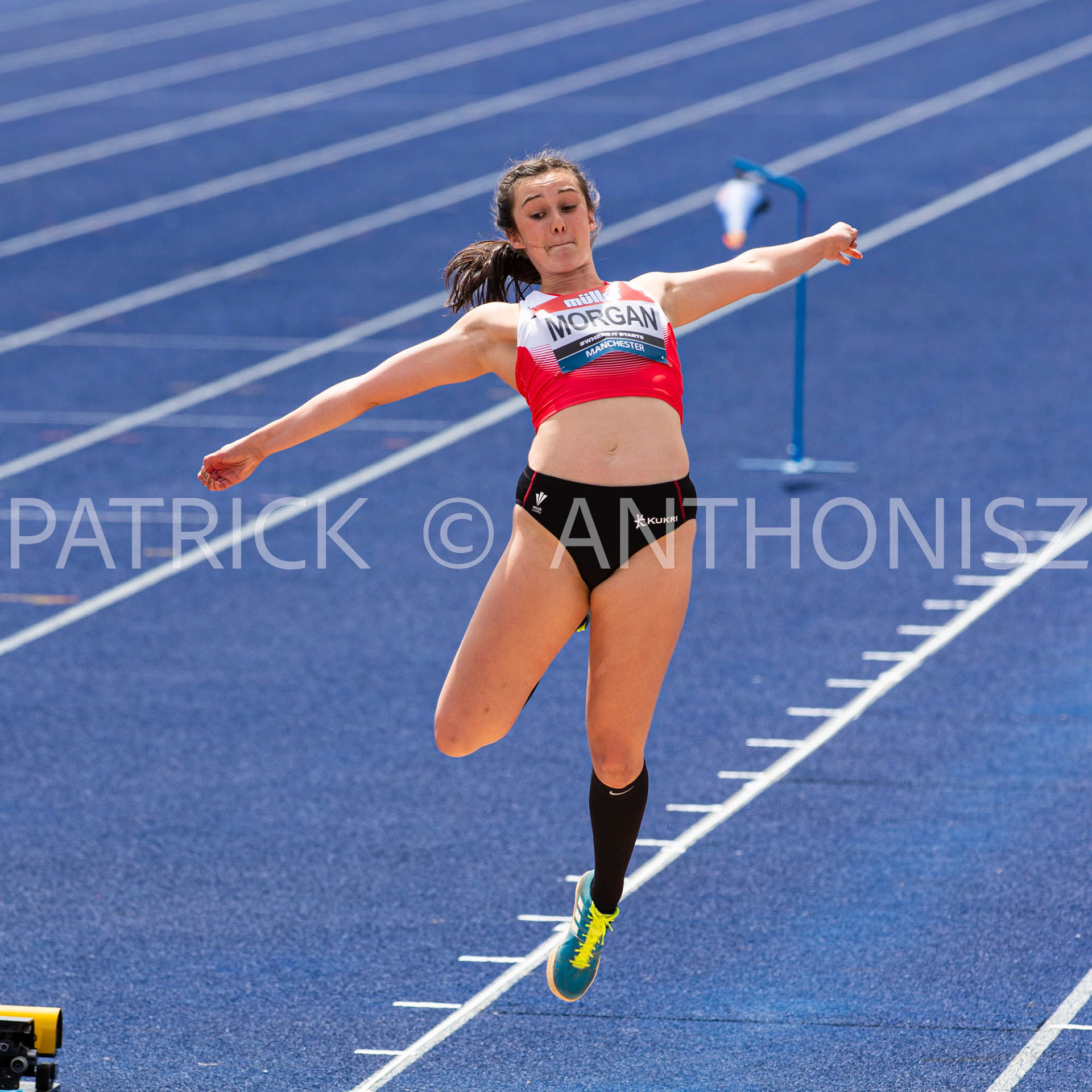 26-6-2022: Day 3 Women's Long Jump - Heptathlon  MORGAN Grace  CARDIFF ARCHERS  at the Muller UK Athletics Championships MANCHESTER REGIONAL ARENA – MANCHESTER
