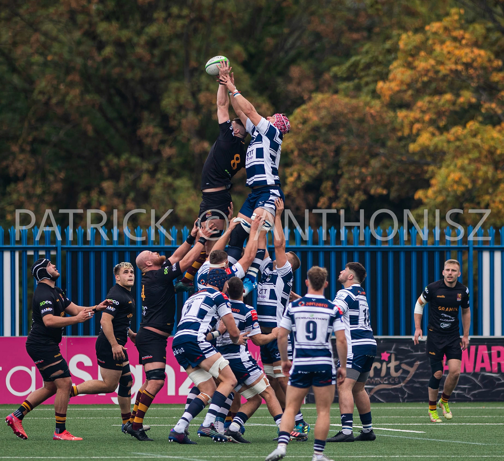 Coventry, ENGLAND- Sept -24 - 2022 : match between  Coventry Rugby  and Ampthill Rugby  at Coventry , England.