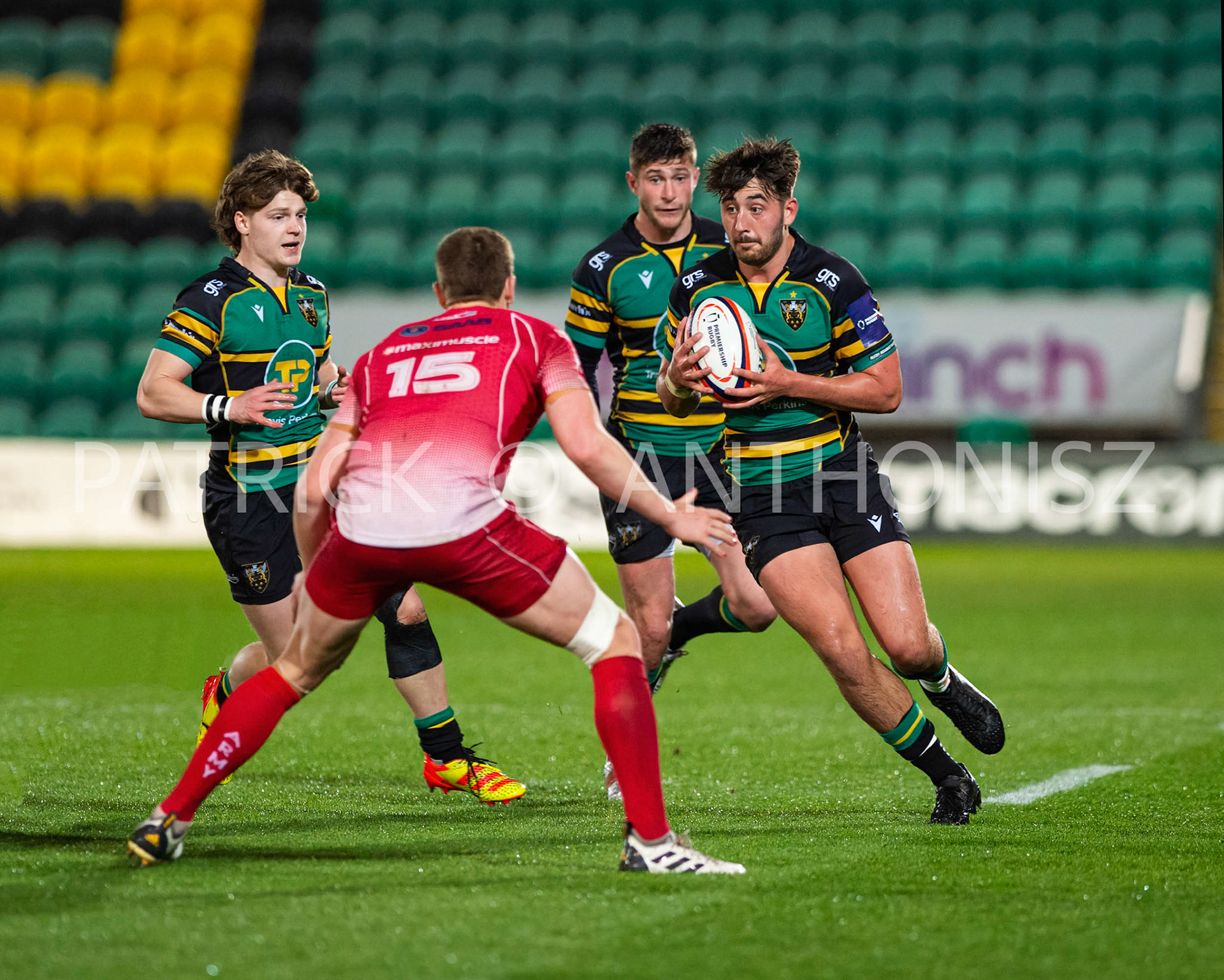 Northampton Saints Vs The British Army Northampton -13-April-2022.  Northampton Saints Vs The British Army at cinch Stadium Franklin's Gardens .
