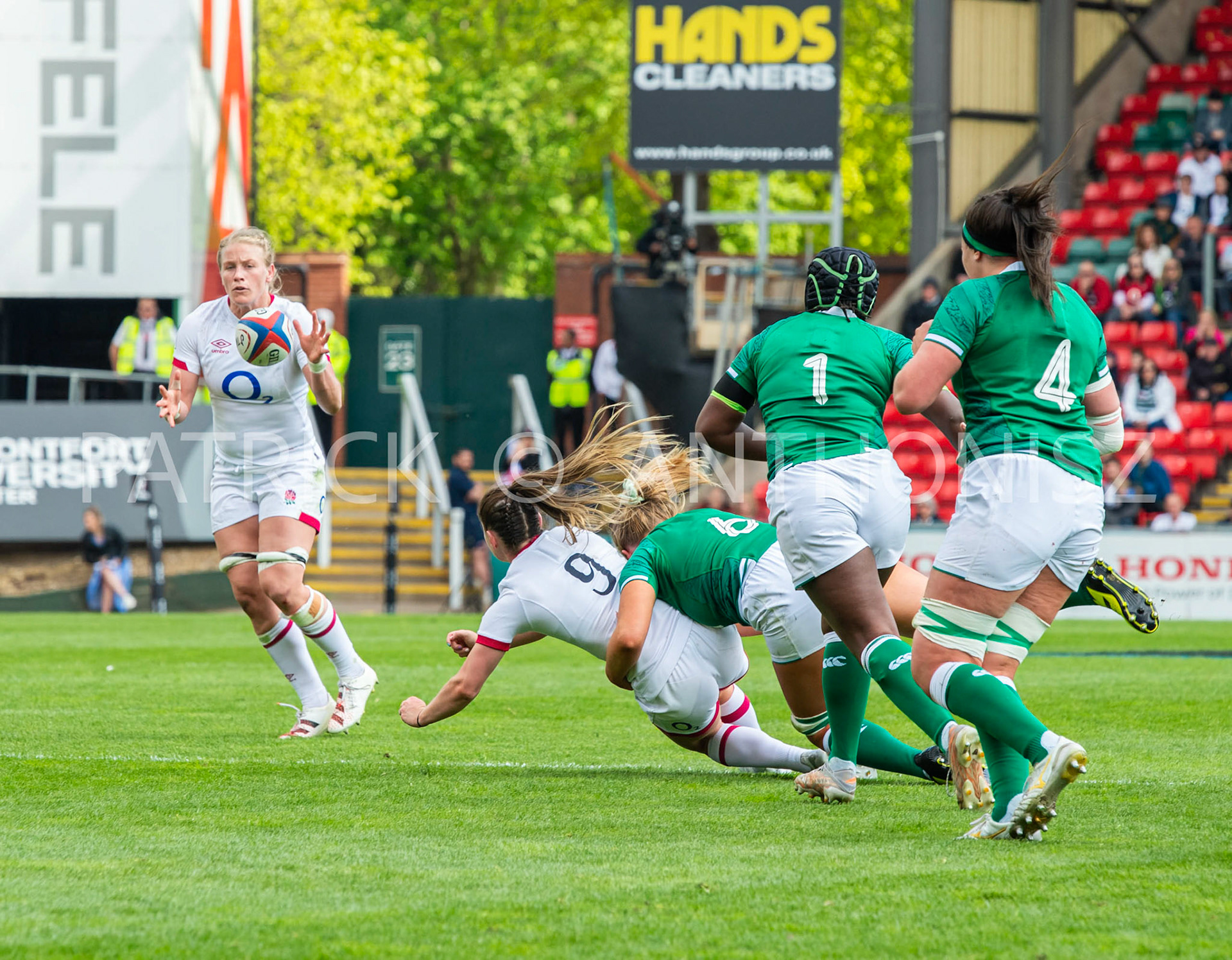 24th - April  2022 : England Vs Ireland round 4    TikTok Women's Six Nations at  Mattioli  Woods Welford Road.