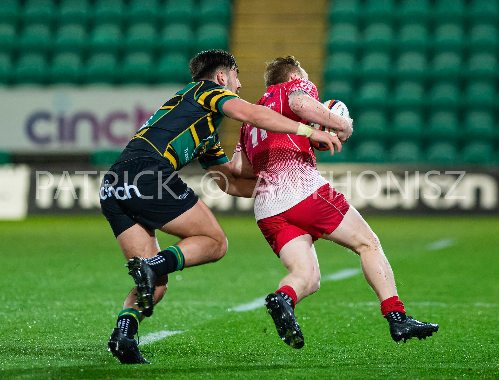 Northampton Saints Vs The British Army Northampton -13-April-2022.  Northampton Saints Vs The British Army at cinch Stadium Franklin's Gardens .