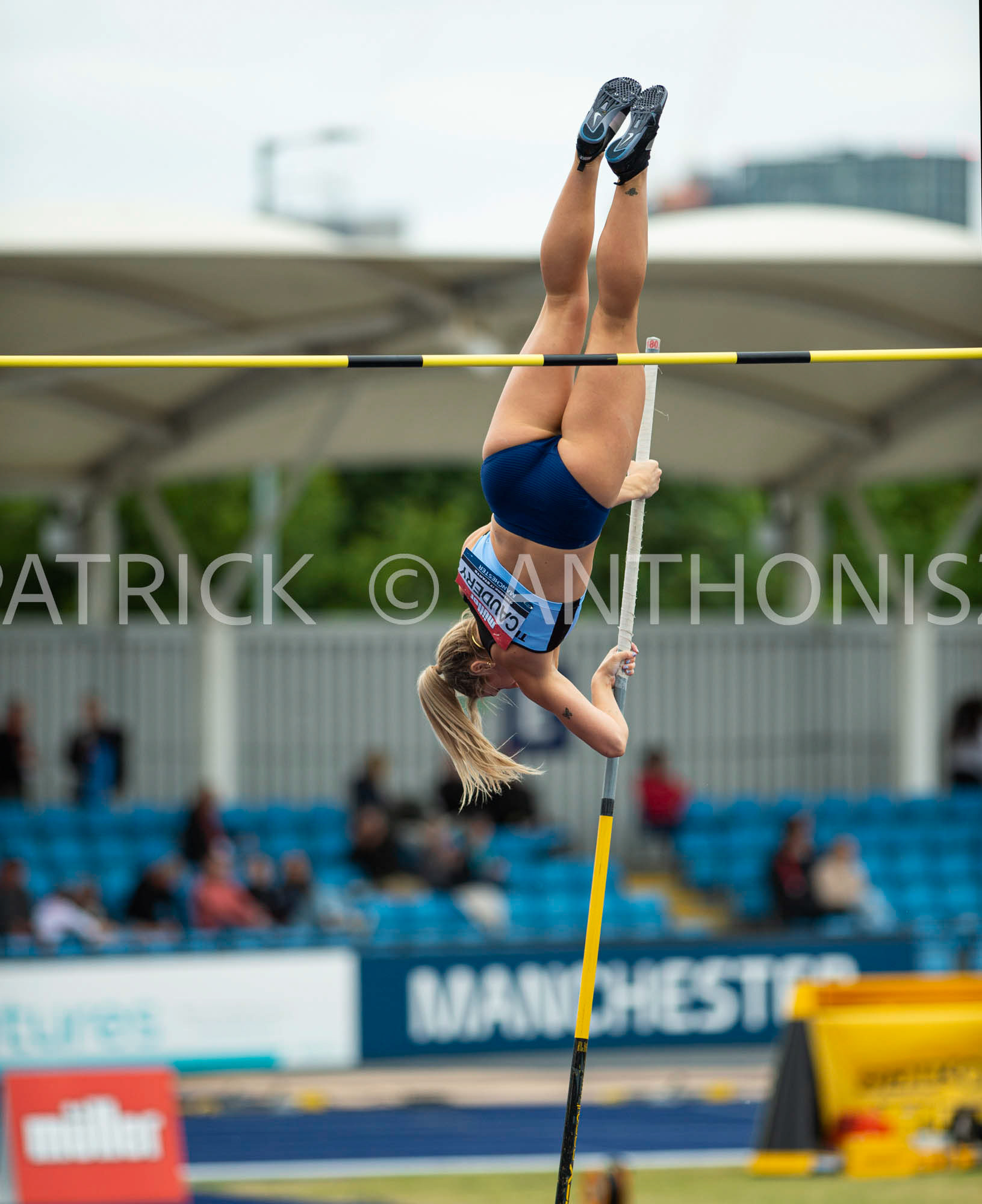 26-6-2022: Day 3  Women's Pole Vault - Final  CAUDERY Molly of THAMES VALLEY HARRIERS in action at the Muller UK Athletics Championships MANCHESTER REGIONAL ARENA – MANCHESTER