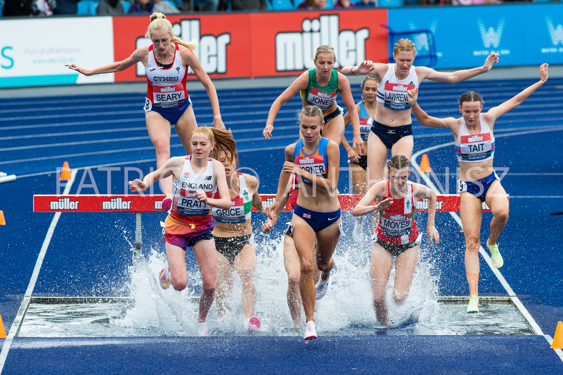 26-6-2022: Day 3   Women' s 3000 m Steeplechase - Final at the Muller UK Athletics Championships MANCHESTER REGIONAL ARENA – MANCHESTER