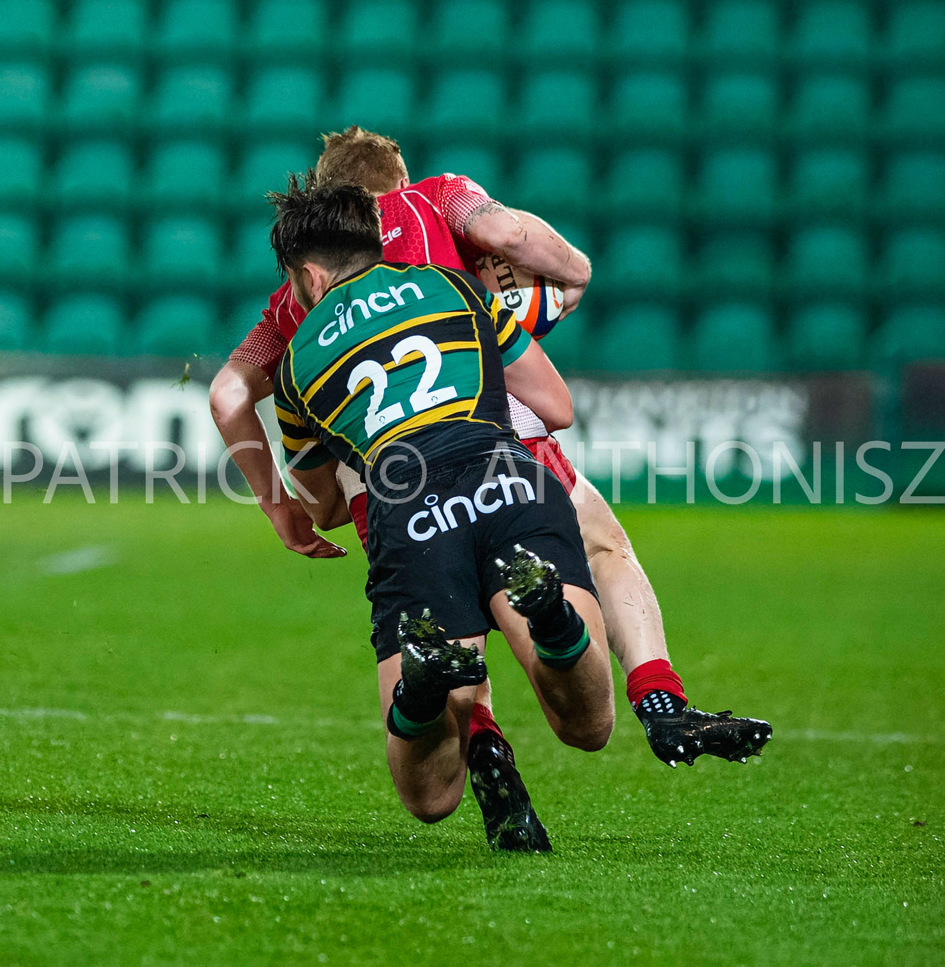 Northampton Saints Vs The British Army Northampton -13-April-2022.  Northampton Saints Vs The British Army at cinch Stadium Franklin's Gardens .