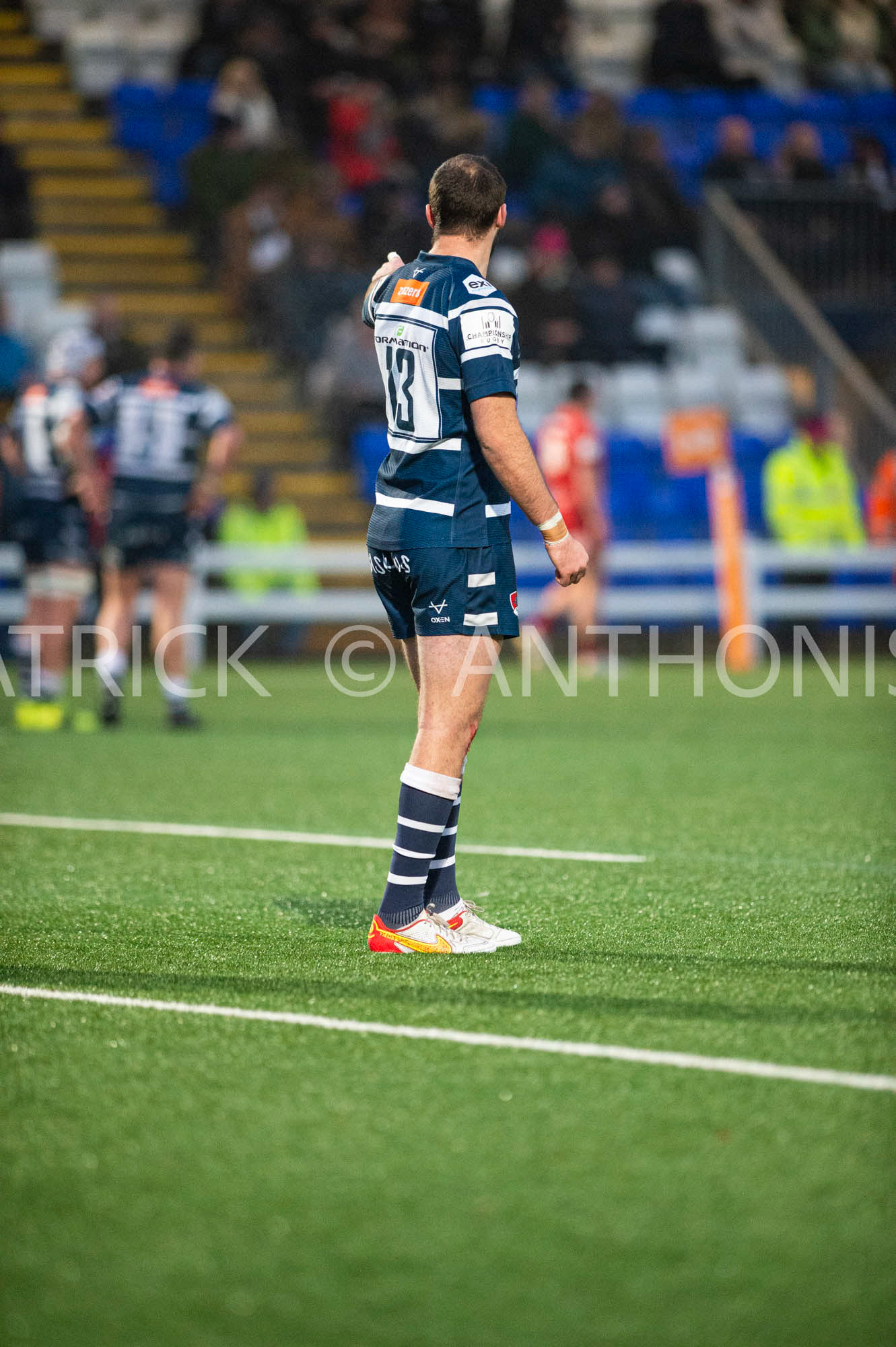 BUTTS PARK ARENA Coventry ,England 15th of January 2022 :  Greene King IPA Championship  match Round 14 between Coventry Rugby Vs Hartpury University  at Butts Park Arena Coventry UK .Final score: Coventry Rugby  34:  33 Hartpury University Rugby .
