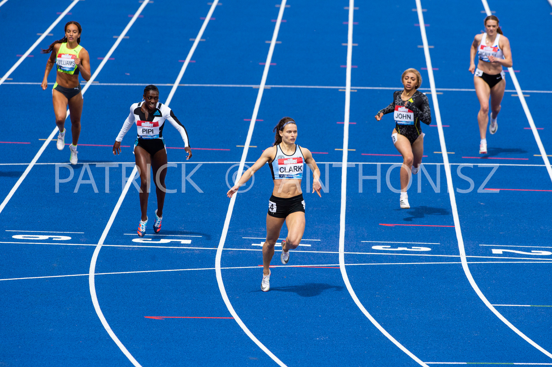 21-MAY-2022  Zoey CLARK winning the Women 400m Event  in 51.88 at the Muller Birmingham  Diamond League   Alexander Stadium,  Perry Barr, Birmingham