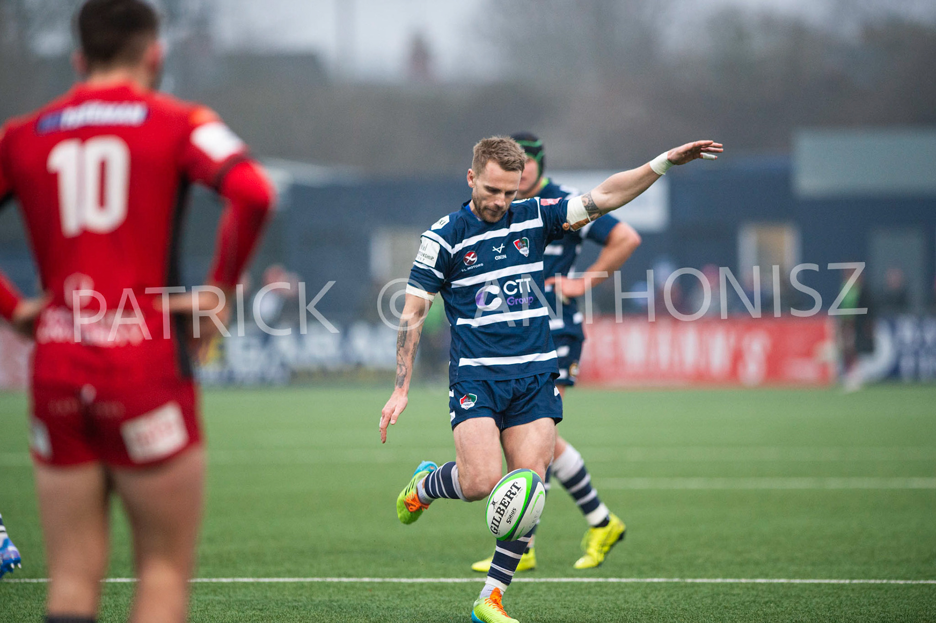 BUTTS PARK ARENA Coventry ,England 15th of January 2022 :  Greene King IPA Championship  match Round 14 between Coventry Rugby Vs Hartpury University  at Butts Park Arena Coventry UK .Final score: Coventry Rugby  34:  33 Hartpury University Rugby .