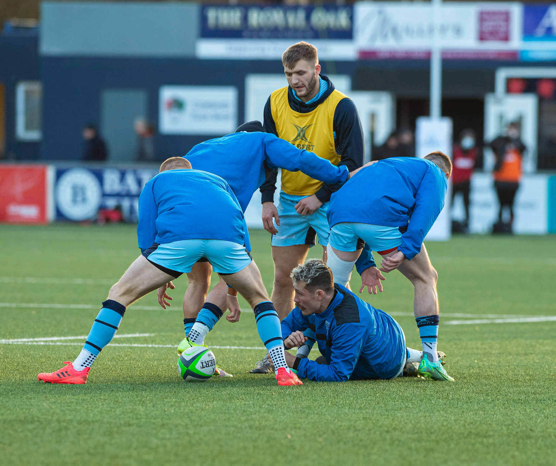 BUTTS PARK ARENA Coventry ,England 4th of December  2021 :  Greene King IPA Championship  match between Coventry Rugby Vs  Bedford Blues Rugby at Butts Park Arena Coventry UK .Final score: Coventry Rugby   :   Bedford Blues Rugby .