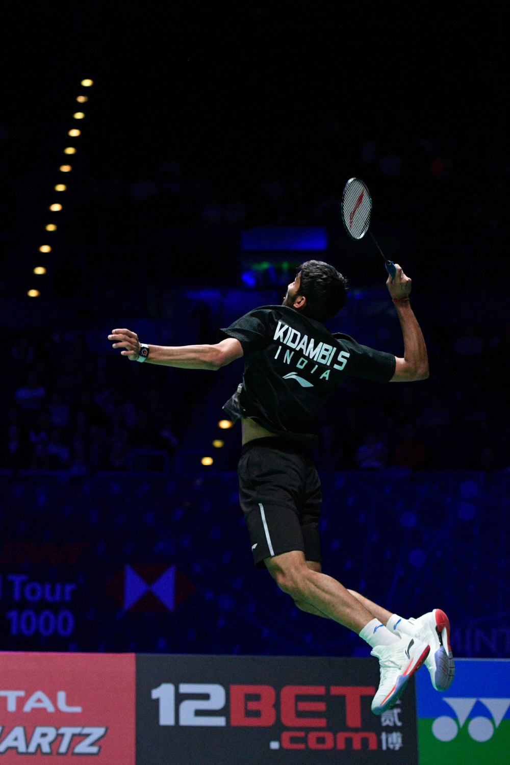 All England Open Badminton Championships : DAY 3
BIRMINGHAM, ENGLAND - MARCH 8:  MEN’Singles   ,   KIDAMBI  Srikanth of  INDIA    in action   at  the Yonex All England Open Badminton Championships at Arena Birmingham on March 8, 2019  Birmingham, England