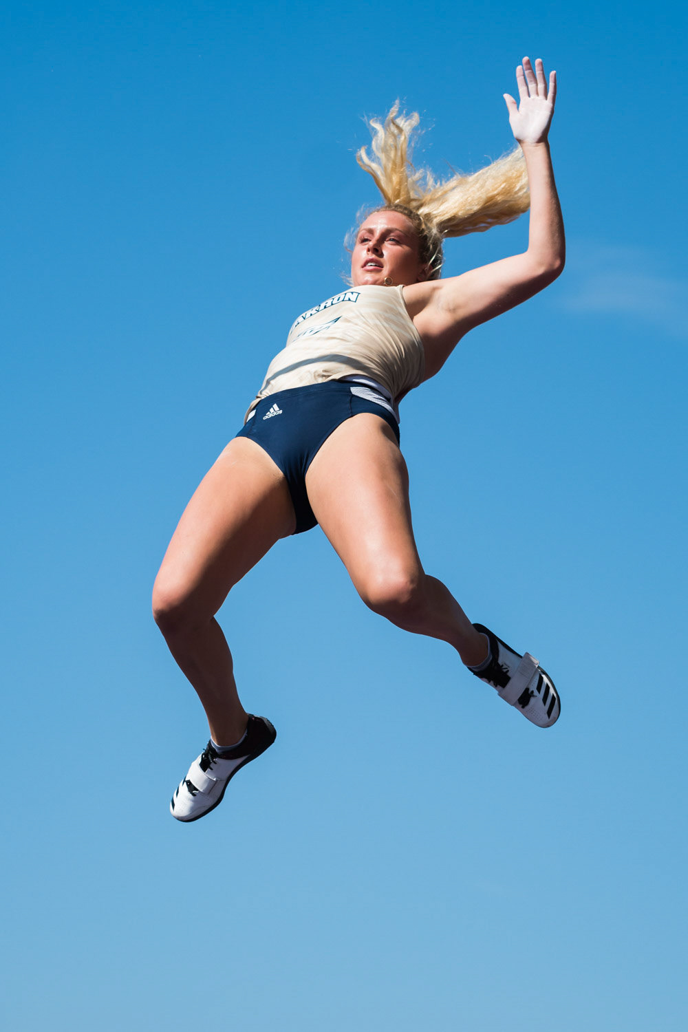 Birmingham, UK. 25th August, 2019.Lucy  BRYAN  of  BRISTOL &  WEST  in action during  the  womens  Pole Vault at  the Muller British Athletics Championships  Alexander Stadium, birmingham, England