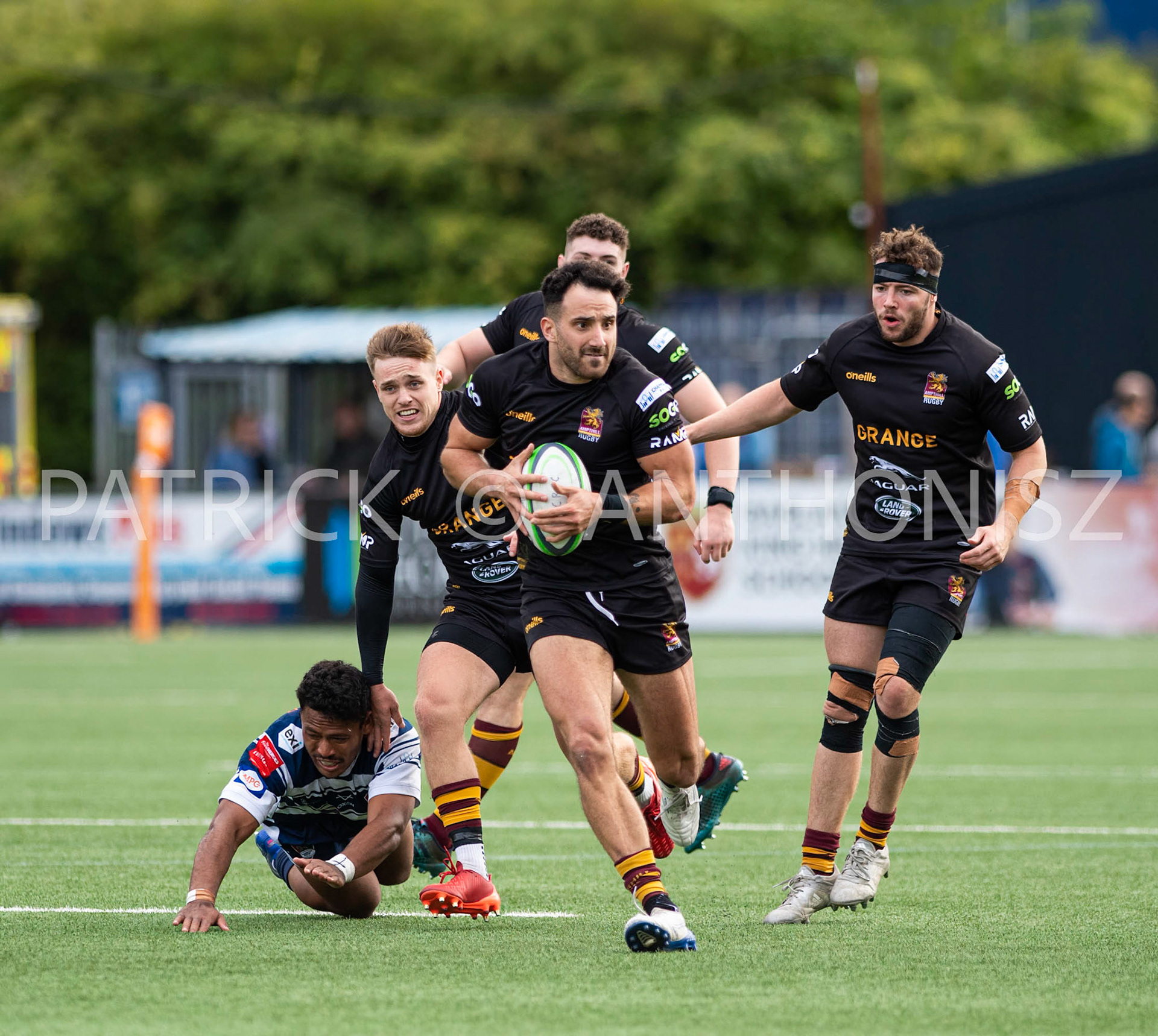 Coventry, ENGLAND- Sept -24 - 2022 : match between  Coventry Rugby  and Ampthill Rugby  at Coventry , England.