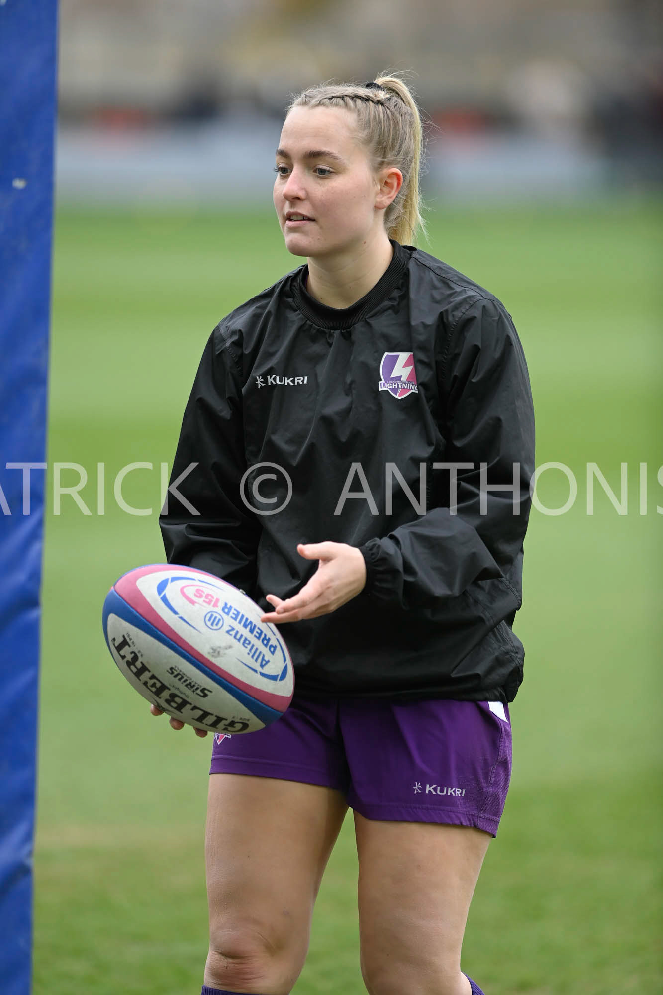 NORTHAMPTON, ENGLAND- Sat-4-2023:  during the match between  Loughborough Lightning and Bristol Bears at Franklin's Gardens on Sat-4-2023 in Northampton, England