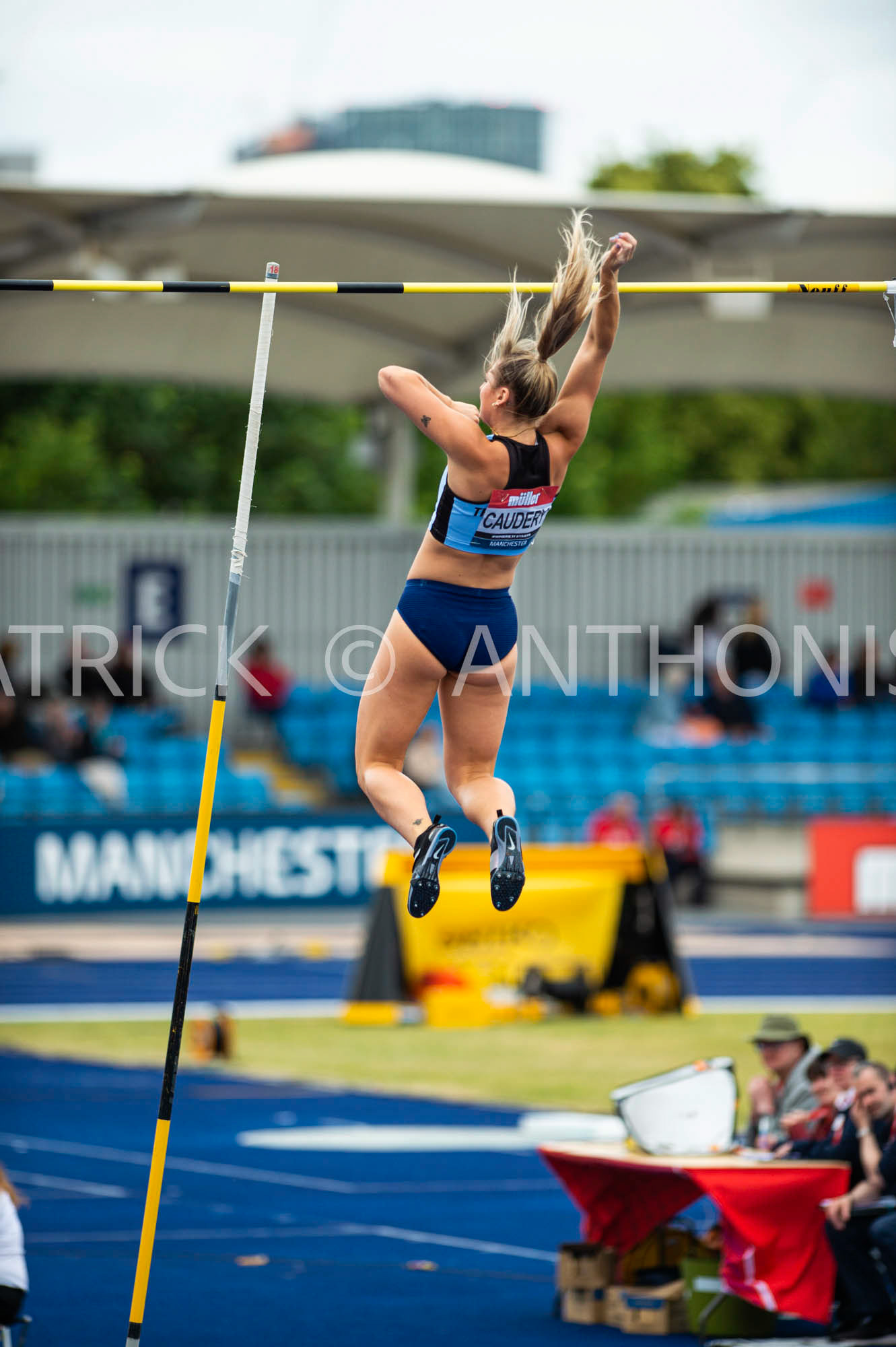 26-6-2022: Day 3  Women's Pole Vault - Final  CAUDERY Molly of THAMES VALLEY HARRIERS in action at the Muller UK Athletics Championships MANCHESTER REGIONAL ARENA – MANCHESTER