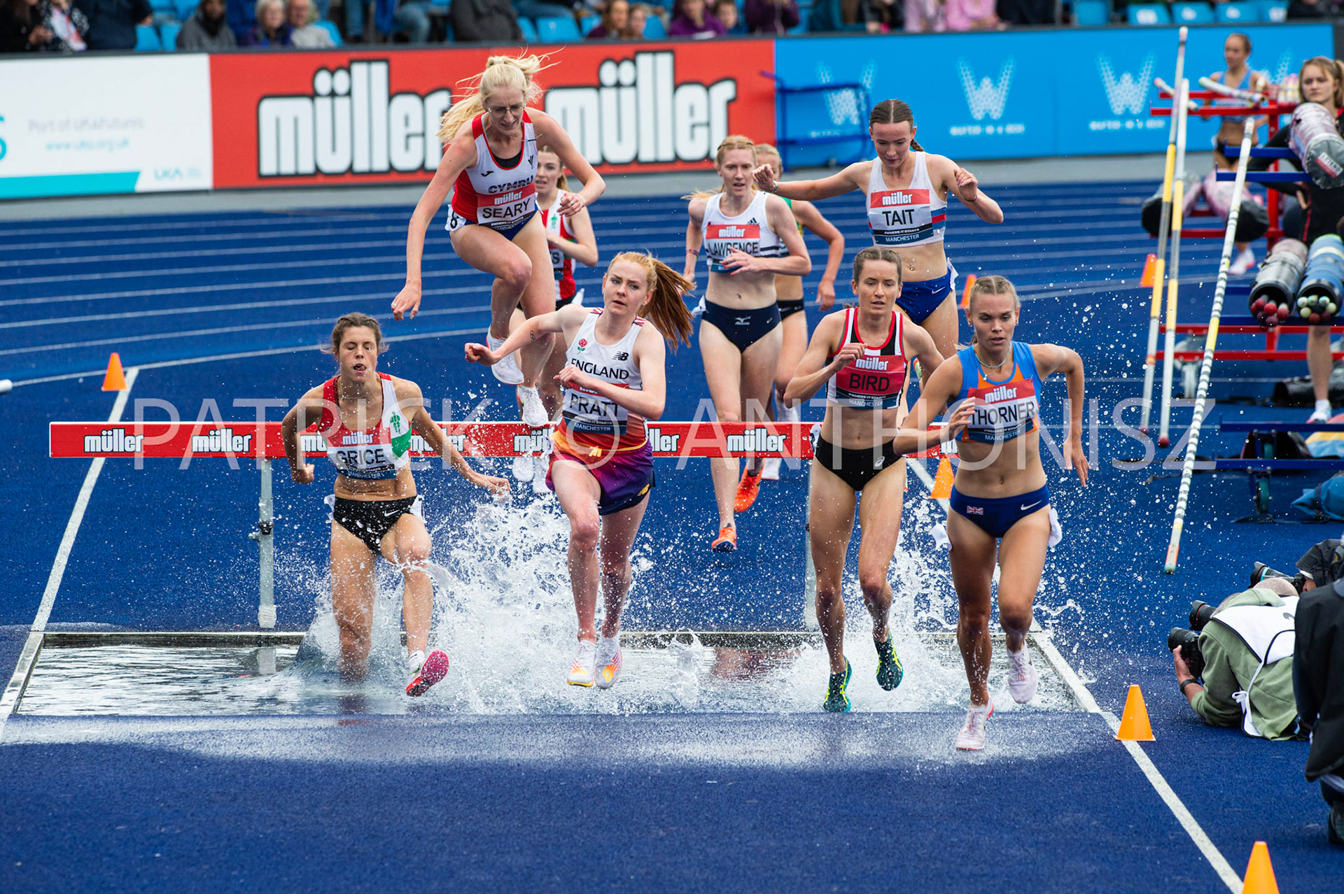 26-6-2022: Day 3   Women' s 3000 m Steeplechase - Final at the Muller UK Athletics Championships MANCHESTER REGIONAL ARENA – MANCHESTER