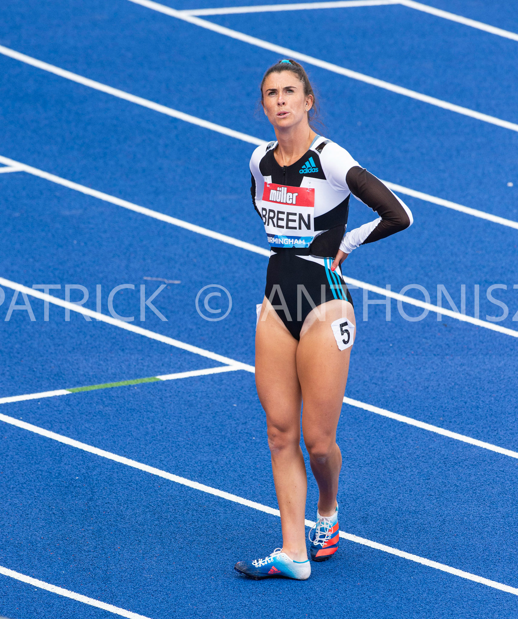 21-MAY-2022   Olivia Green second  with a time of 13.14 in the Women 100m Ambulant Event  at the Muller Birmingham  Diamond League   Alexander Stadium,  Perry Barr, Birmingham