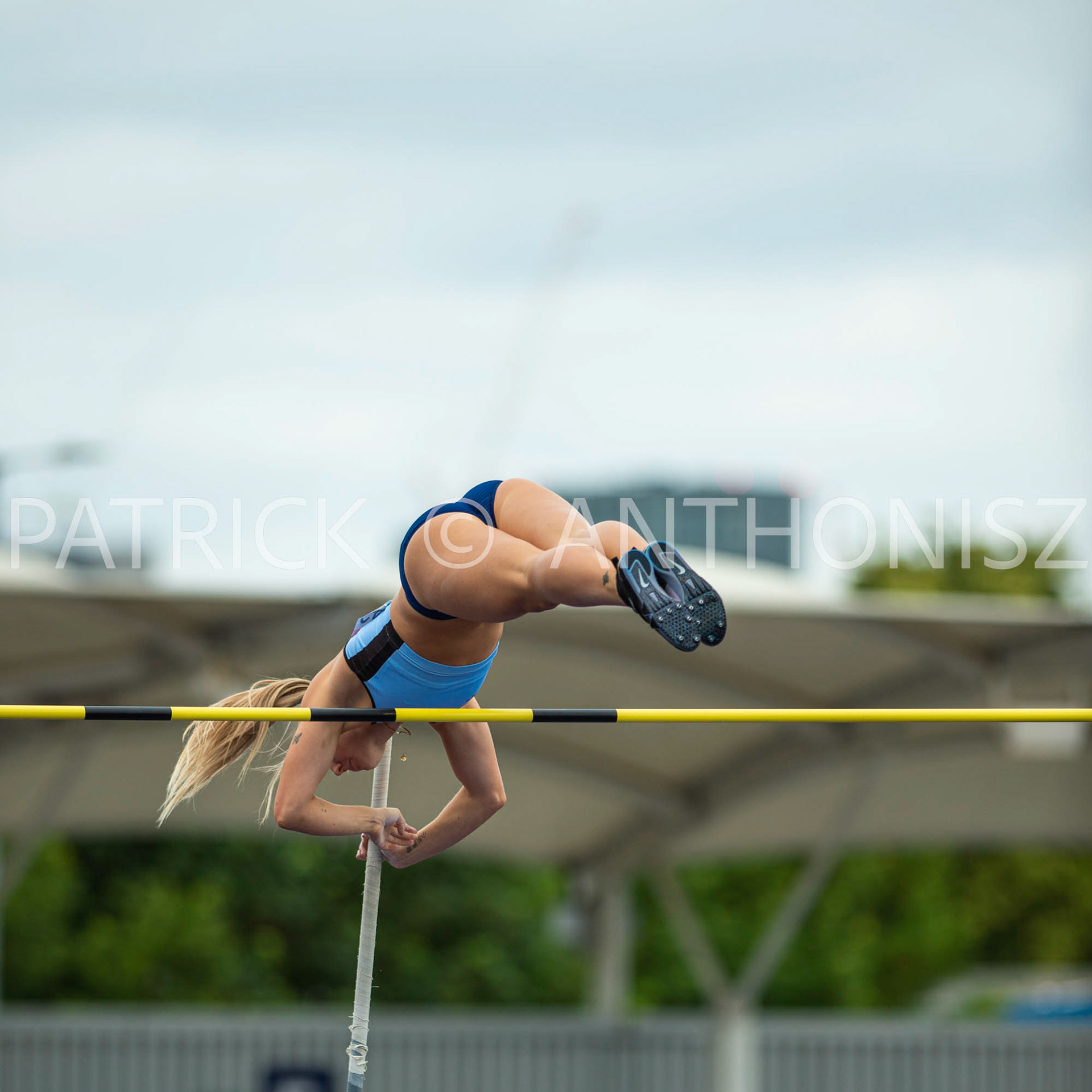 26-6-2022: Day 3  Women's Pole Vault - Final  CAUDERY Molly of THAMES VALLEY HARRIERS in action at the Muller UK Athletics Championships MANCHESTER REGIONAL ARENA – MANCHESTER