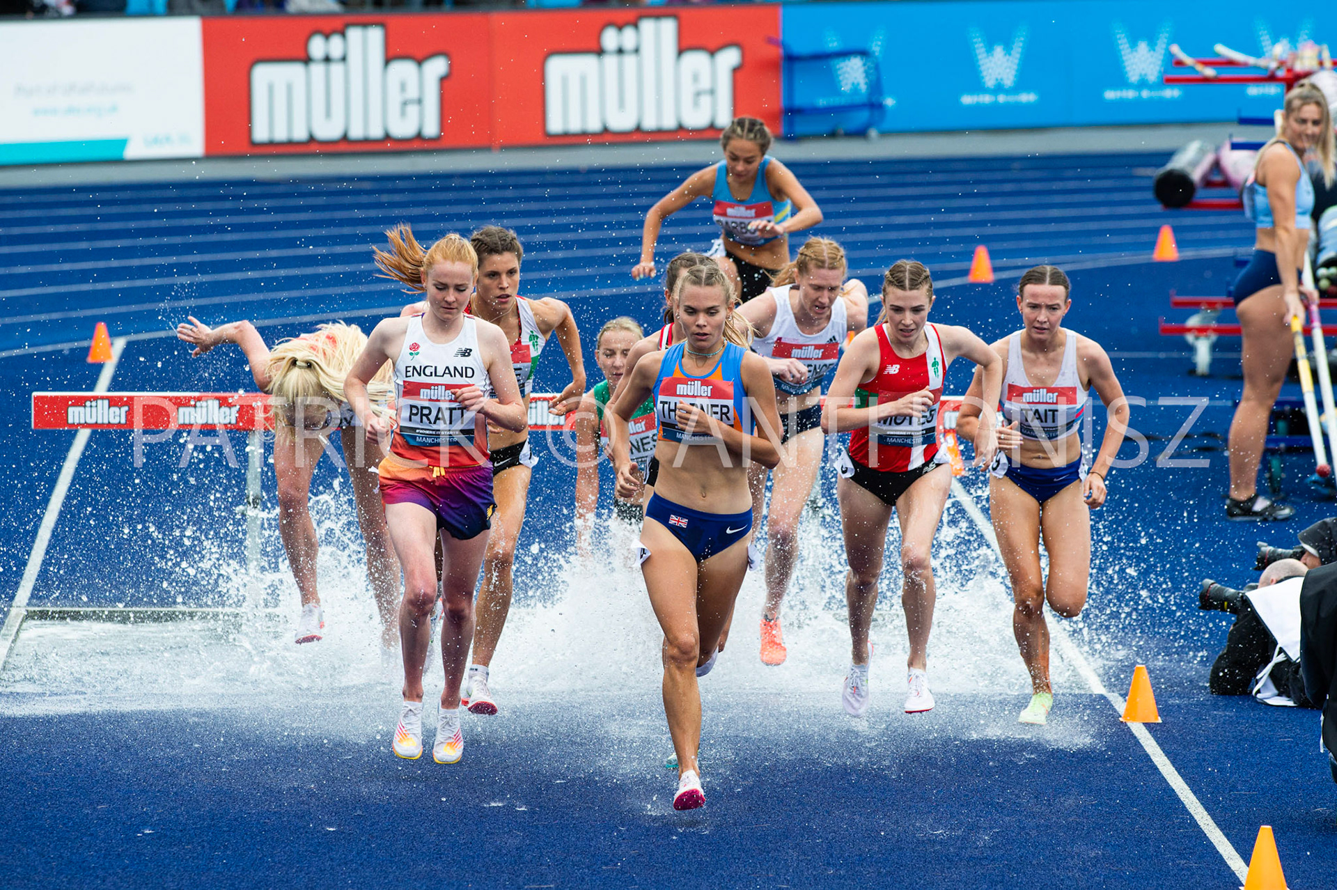 26-6-2022: Day 3   Women' s 3000 m Steeplechase - Final at the Muller UK Athletics Championships MANCHESTER REGIONAL ARENA – MANCHESTER