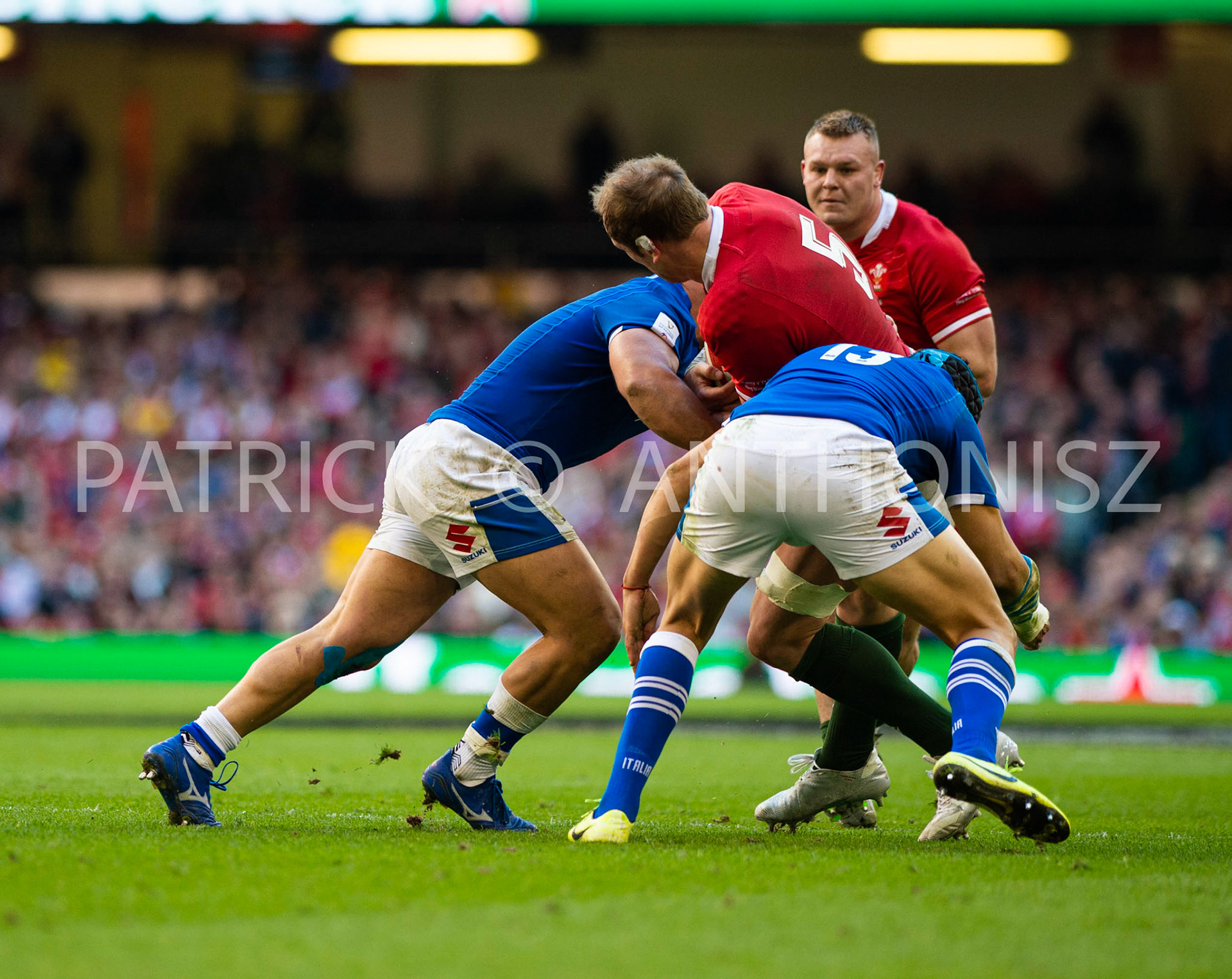 Wales v Italy Guinness Six Nations Cardiff, UK.19th Mar, 2022. Guinness Six Nations Championship 2022 match, Wales v Italy at the Principality Stadium in Cardiff