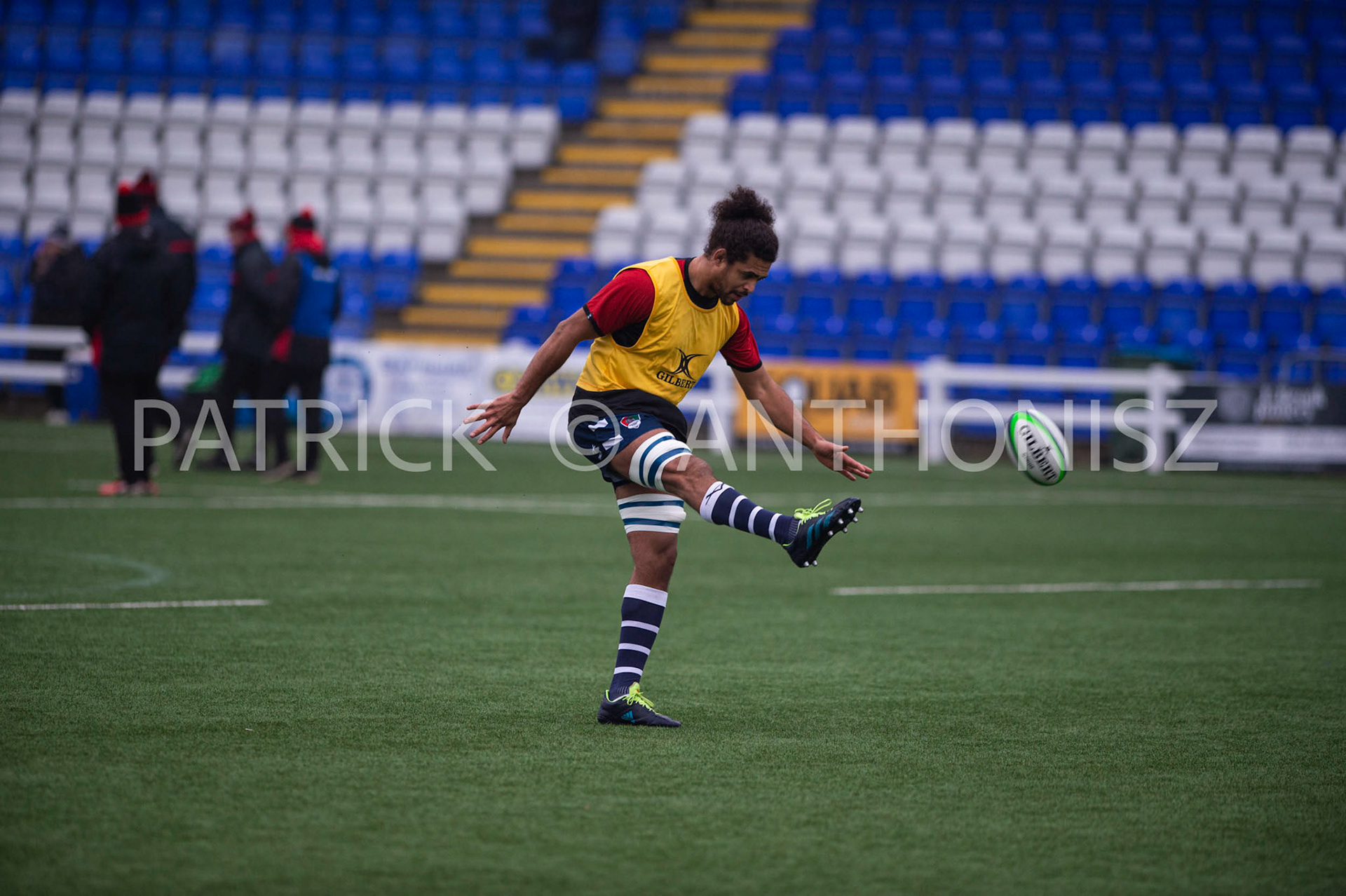 BUTTS PARK ARENA Coventry ,England 15th of January 2022 :  Greene King IPA Championship  match Round 14 between Coventry Rugby Vs Hartpury University  at Butts Park Arena Coventry UK .Final score: Coventry Rugby  34:  33 Hartpury University Rugby .