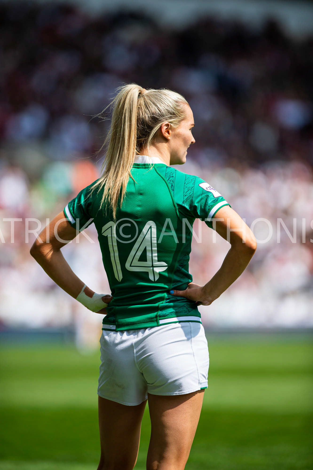24th - April  2022 : Lydia Thompson England is see during the England Vs Ireland round 4    TikTok Women's Six Nations at  Mattioli  Woods Welford Road.