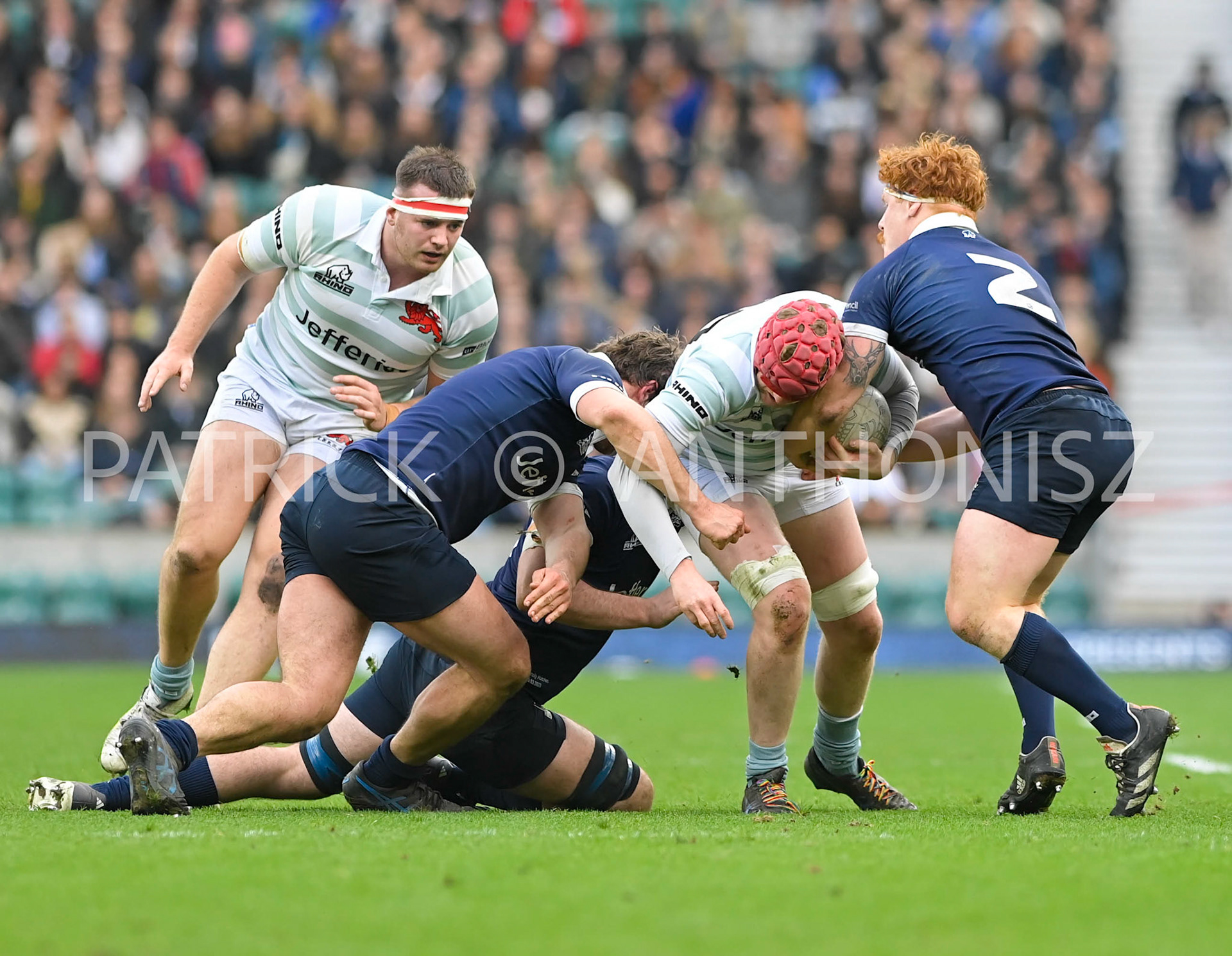 LONDON, ENGLAND March 25: Oxford University vs Cambridge University Men's Varsity match at Twickenham Stadium on Saturday March 25-2023 in London, England.