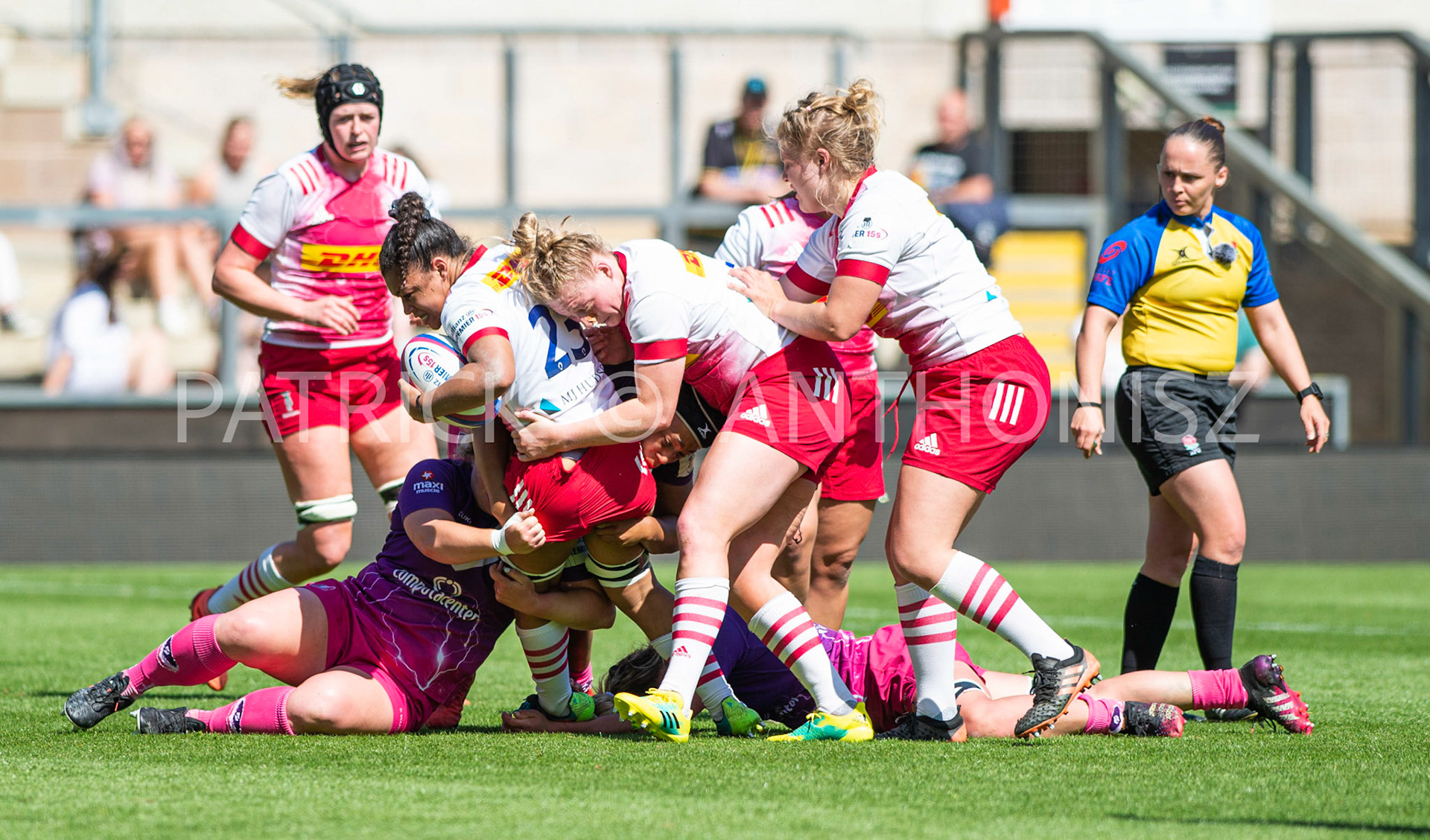 Northampton -14–May-2022.  Loughborough Lightning Vs Harlequins Womens at cinch Stadium Franklin's Gardens Northampton  .