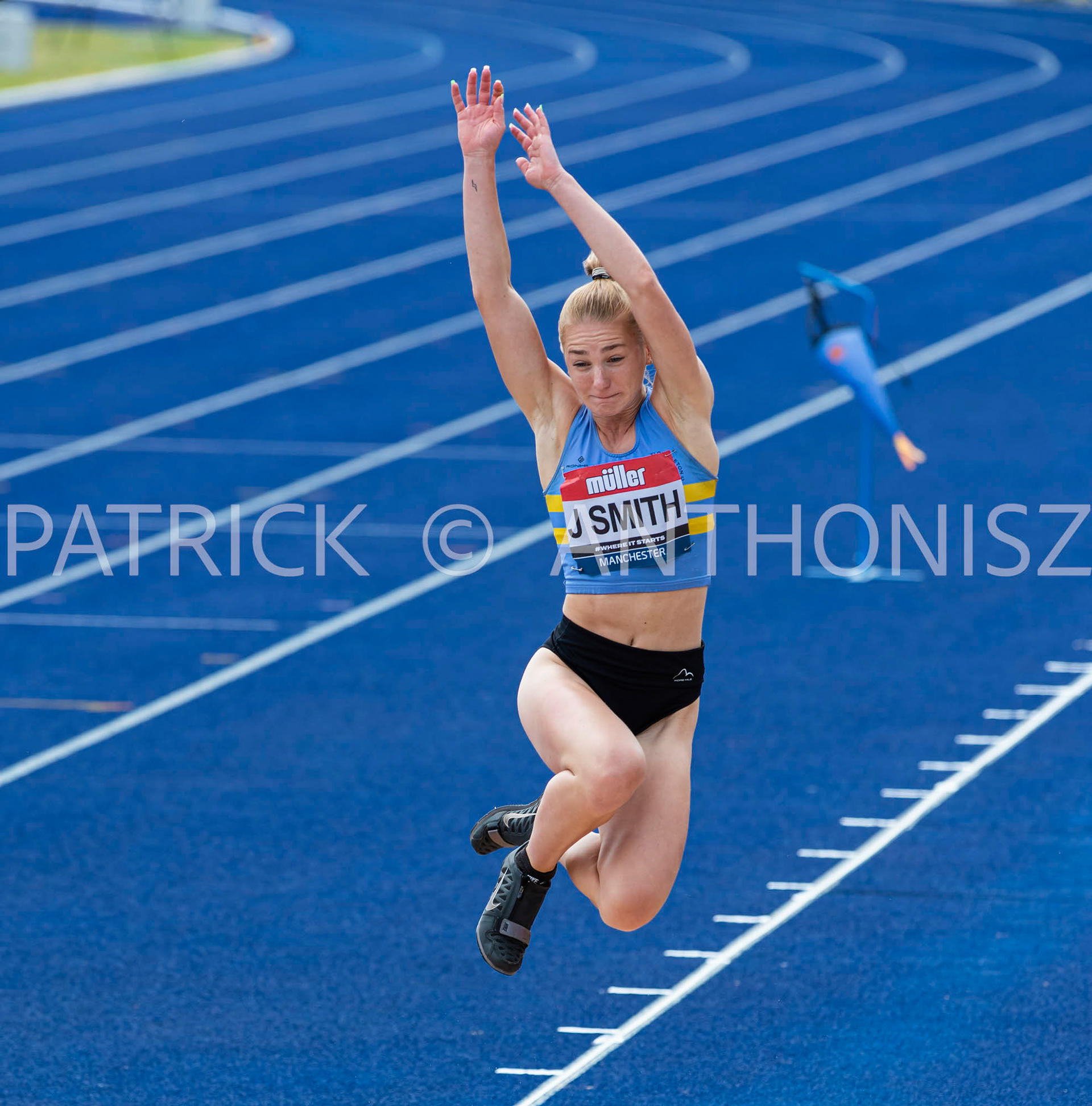 26-6-2022: Day 3 Women's Long Jump - Heptathlon SMITH Jodie WINDSOR SLOUGH ETON &amp; H  at the Muller UK Athletics Championships MANCHESTER REGIONAL ARENA – MANCHESTER