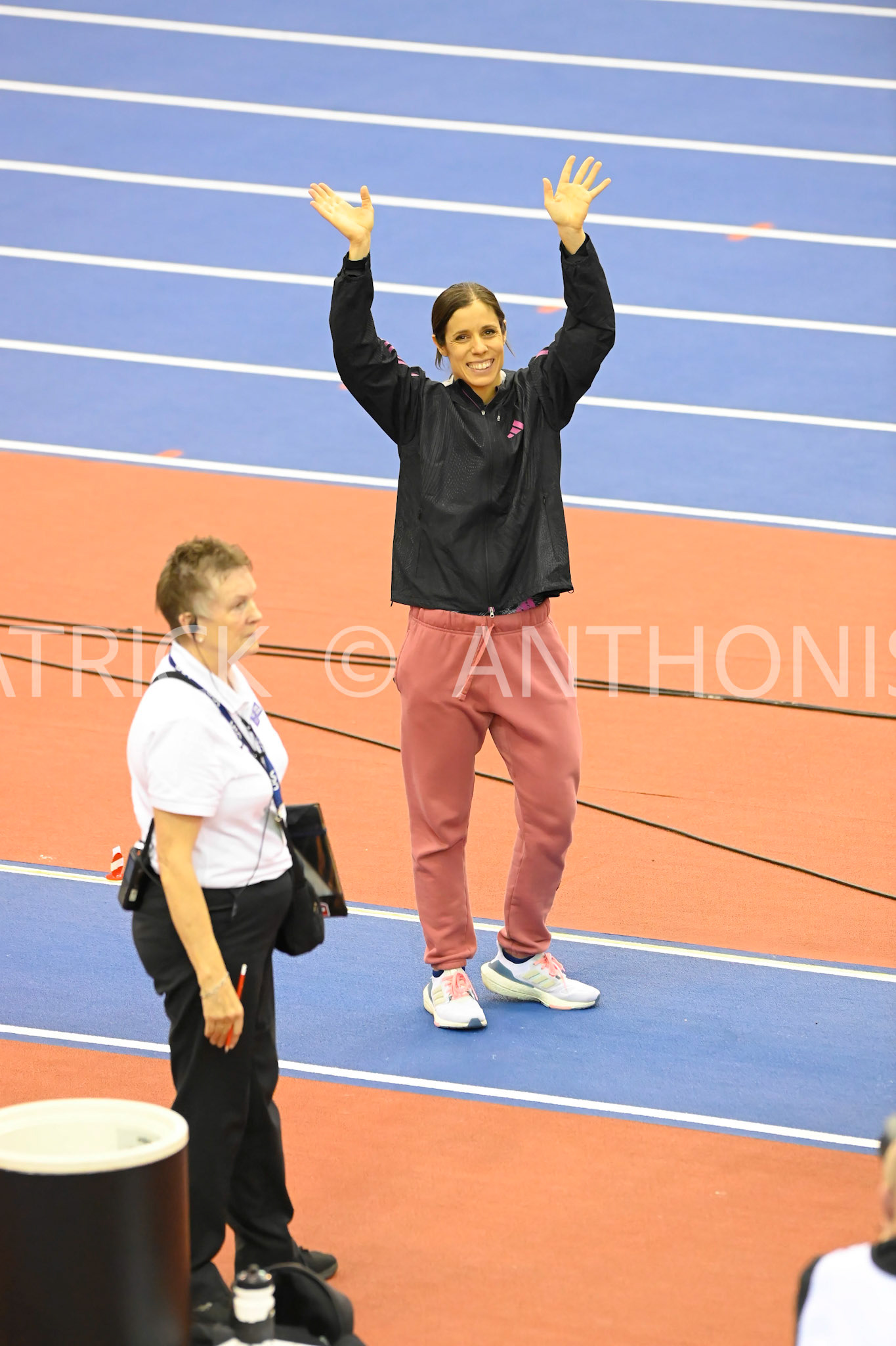 Birmingham, UK, 25 February 2023:STEFANIDI Aikaterini GRE competes in the  Women's Pole Vault  at 4.51m in Birmingham World Indoor Gold Tour Final  Utilita Arena, Birmingham on the 25 February , England