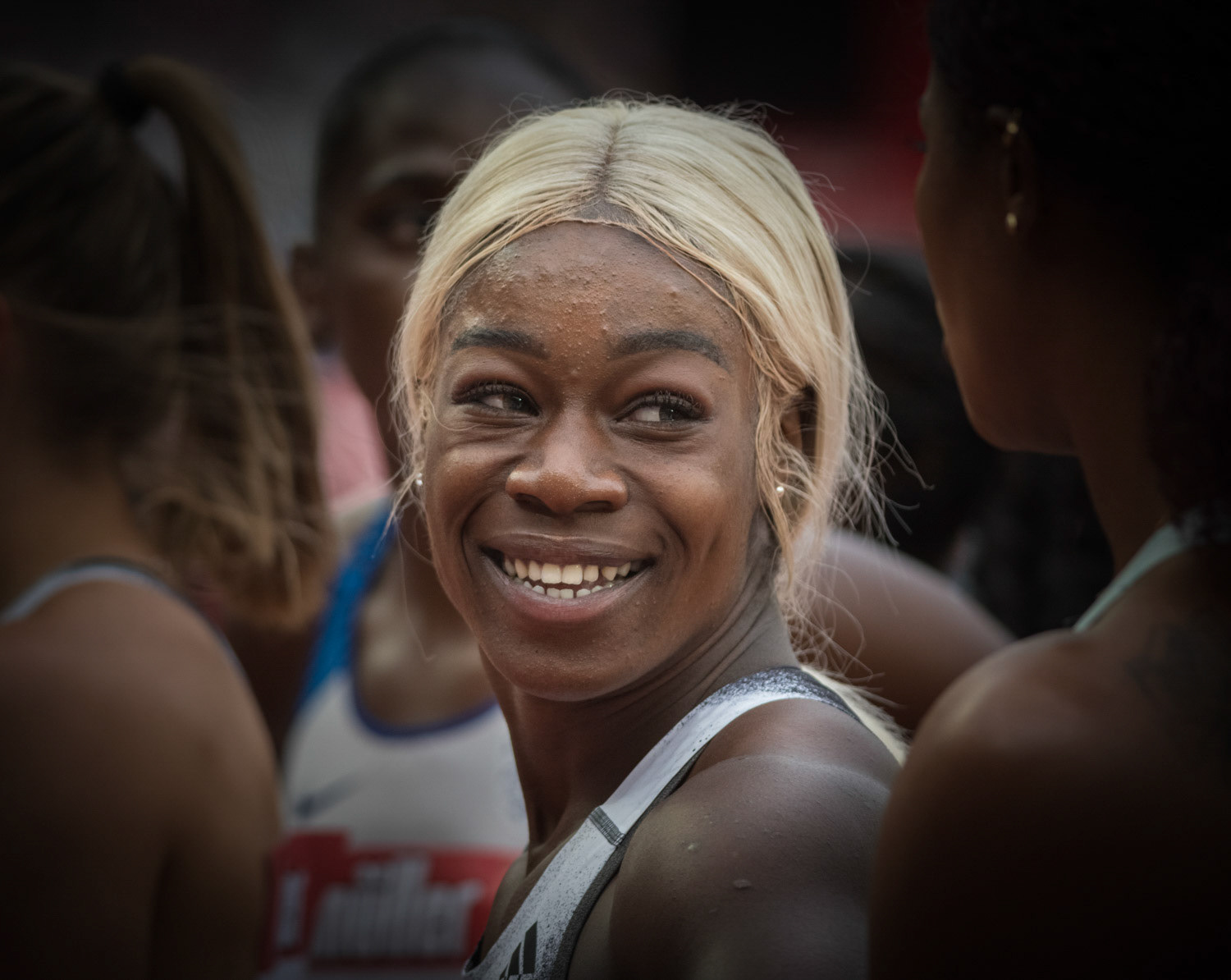 21st July 2019, London Stadium, London, England; Kristal Awuah of Great Britain  competing in the women's 100m IAAF Muller Anniversary Games .