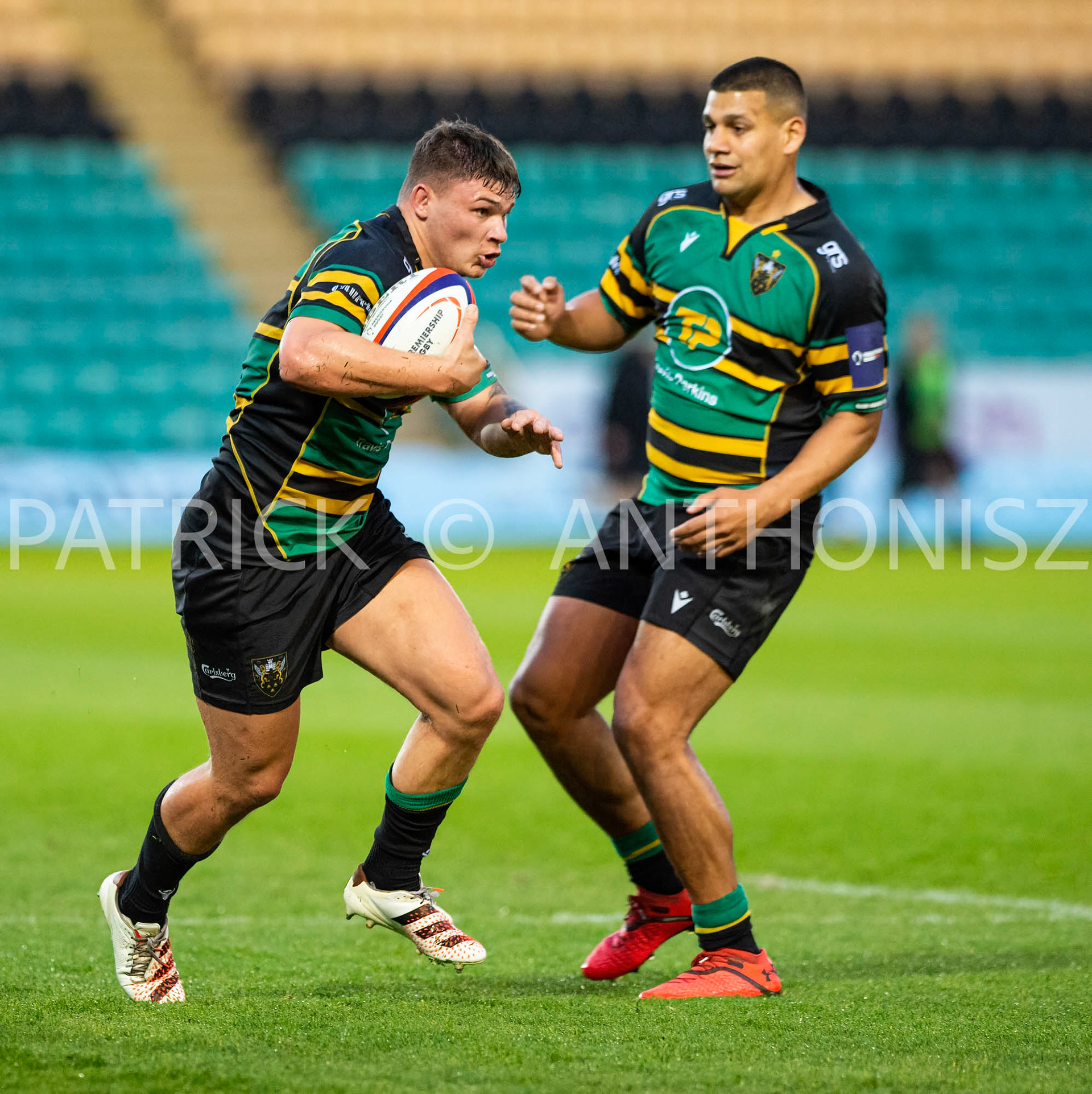 Northampton Saints Vs The British Army Northampton -13-April-2022.  Northampton Saints Vs The British Army at cinch Stadium Franklin's Gardens .