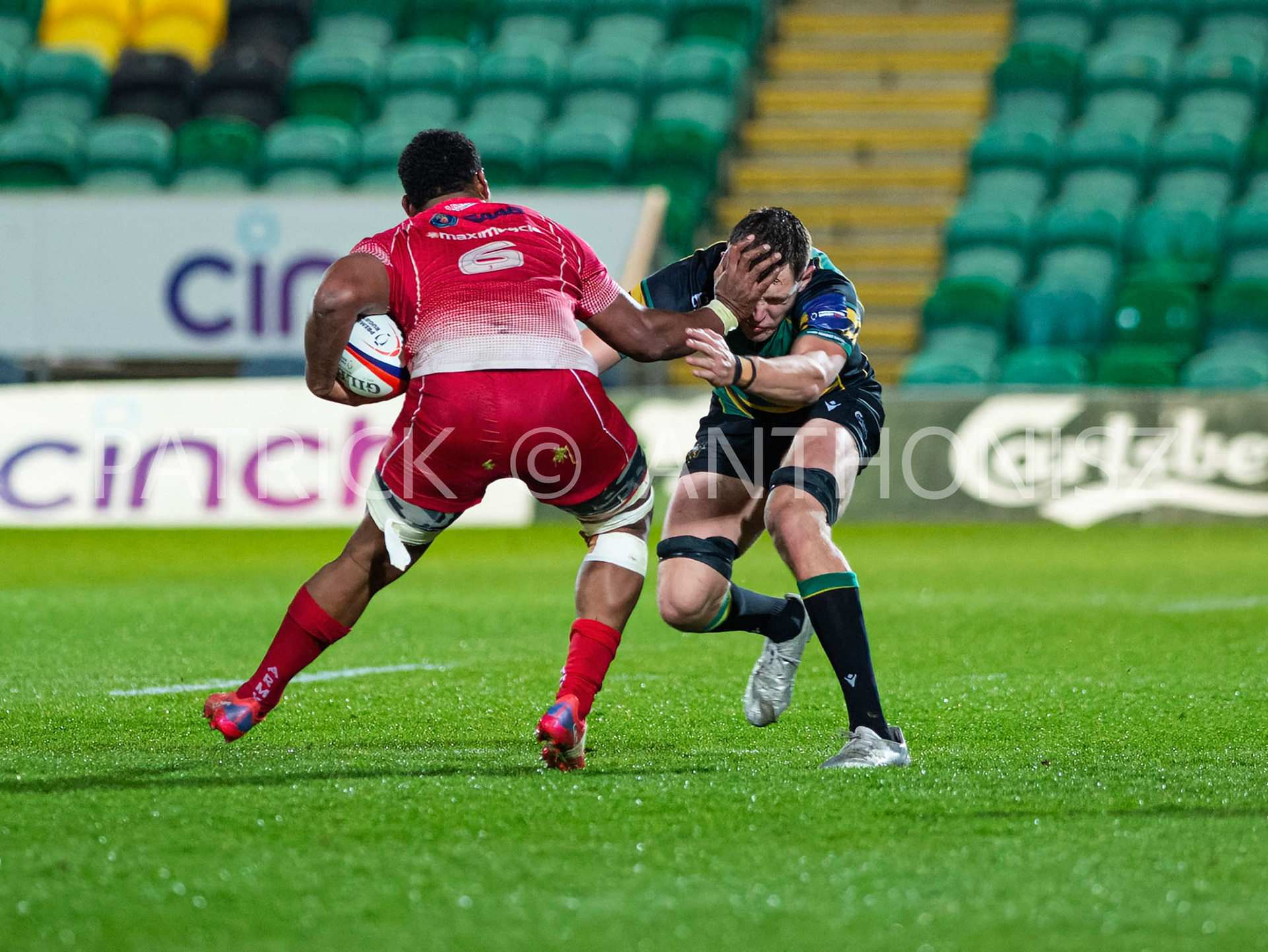 Northampton Saints Vs The British Army Northampton -13-April-2022.  Northampton Saints Vs The British Army at cinch Stadium Franklin's Gardens .