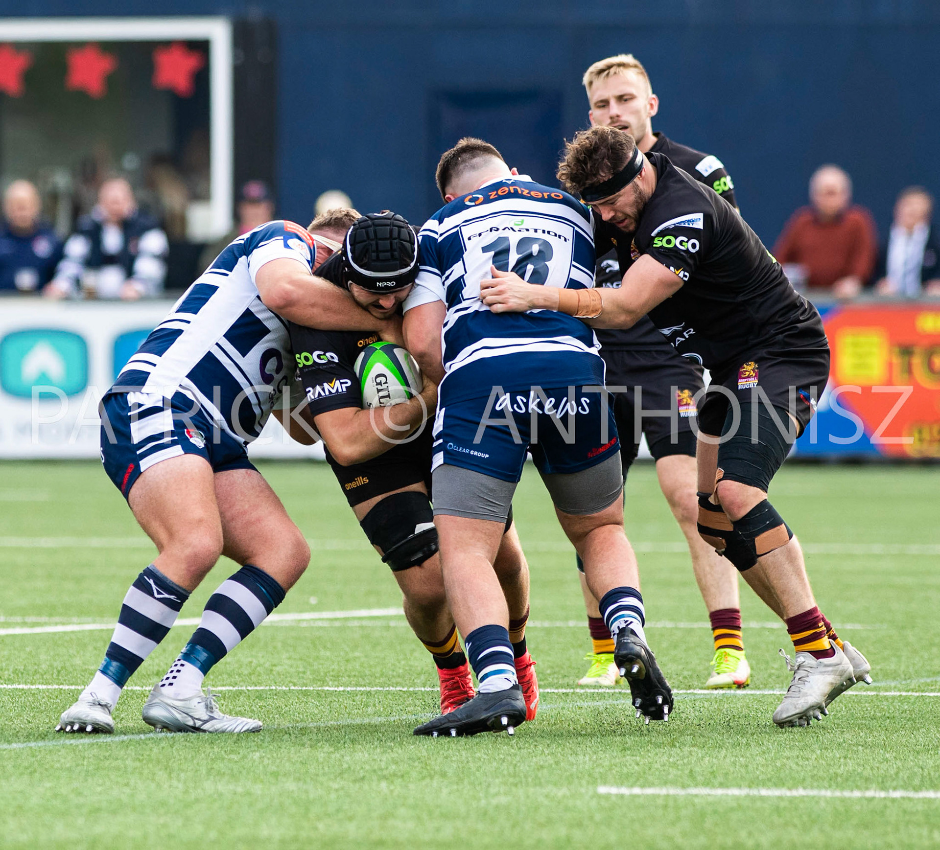 Coventry, ENGLAND- Sept -24 - 2022 : match between  Coventry Rugby  and Ampthill Rugby  at Coventry , England.
