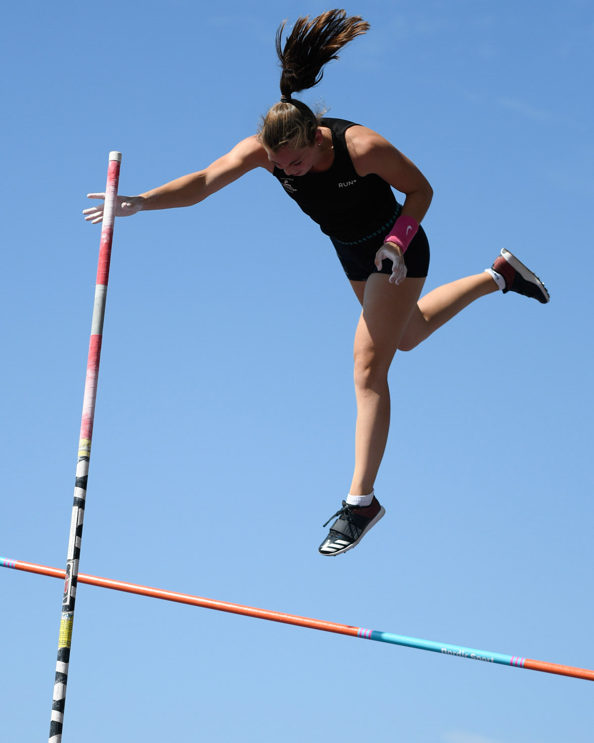 Birmingham, UK. 25th Aug, 2019. Elizabeth EDDEN of  BIRCHFIELD HARRIES   in action during  the  womens  Pole Vault at  the Muller British Athletics Championships  Alexander Stadium, Birmingham, England