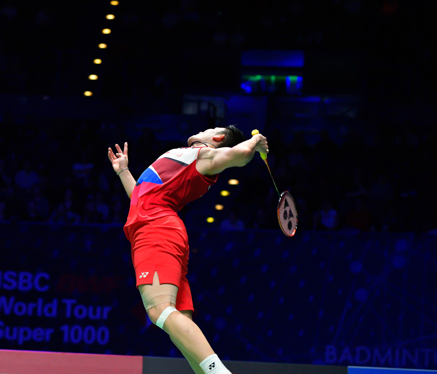 All England Open Badminton Championships : DAY 3
BIRMINGHAM, ENGLAND - MARCH 8 :   MEN’Singles  Kento  MOMOTA of   JAPAN     in action   at  the Yonex All England Open Badminton Championships at Arena Birmingham on March 8, 2019  Birmingham, England