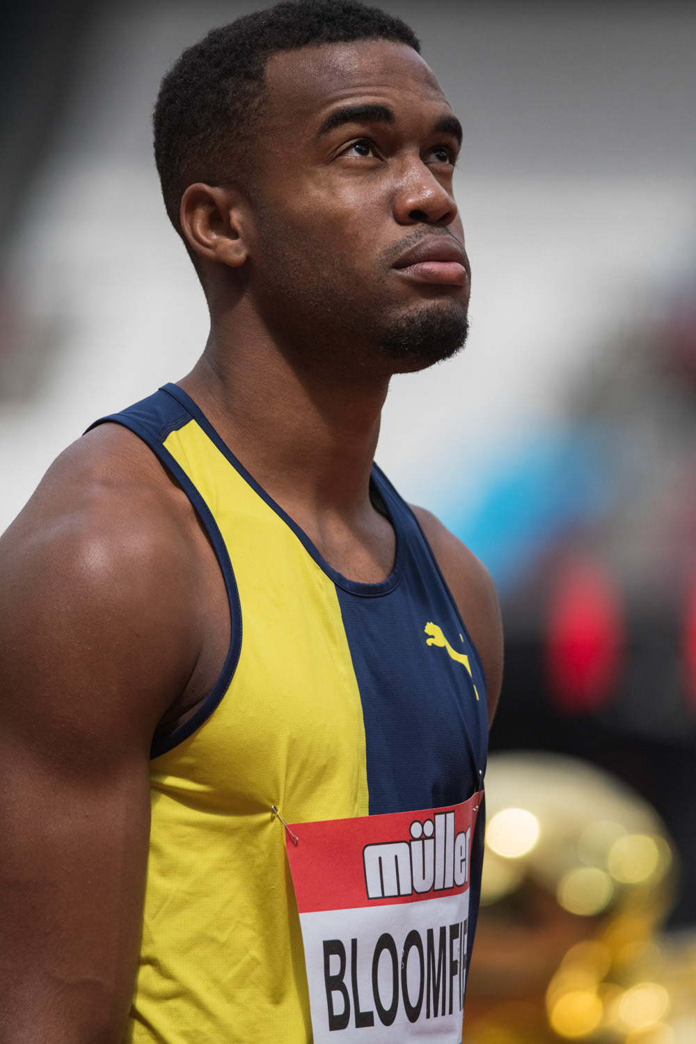 LONDON, ENGLAND - JULY 21: Akeem Bloomfield of Jamaica  winning the Men's 400m during Day Two of the Muller Anniversary Games IAAF Diamond League  at the London Stadium on July 21, 2019 London, England